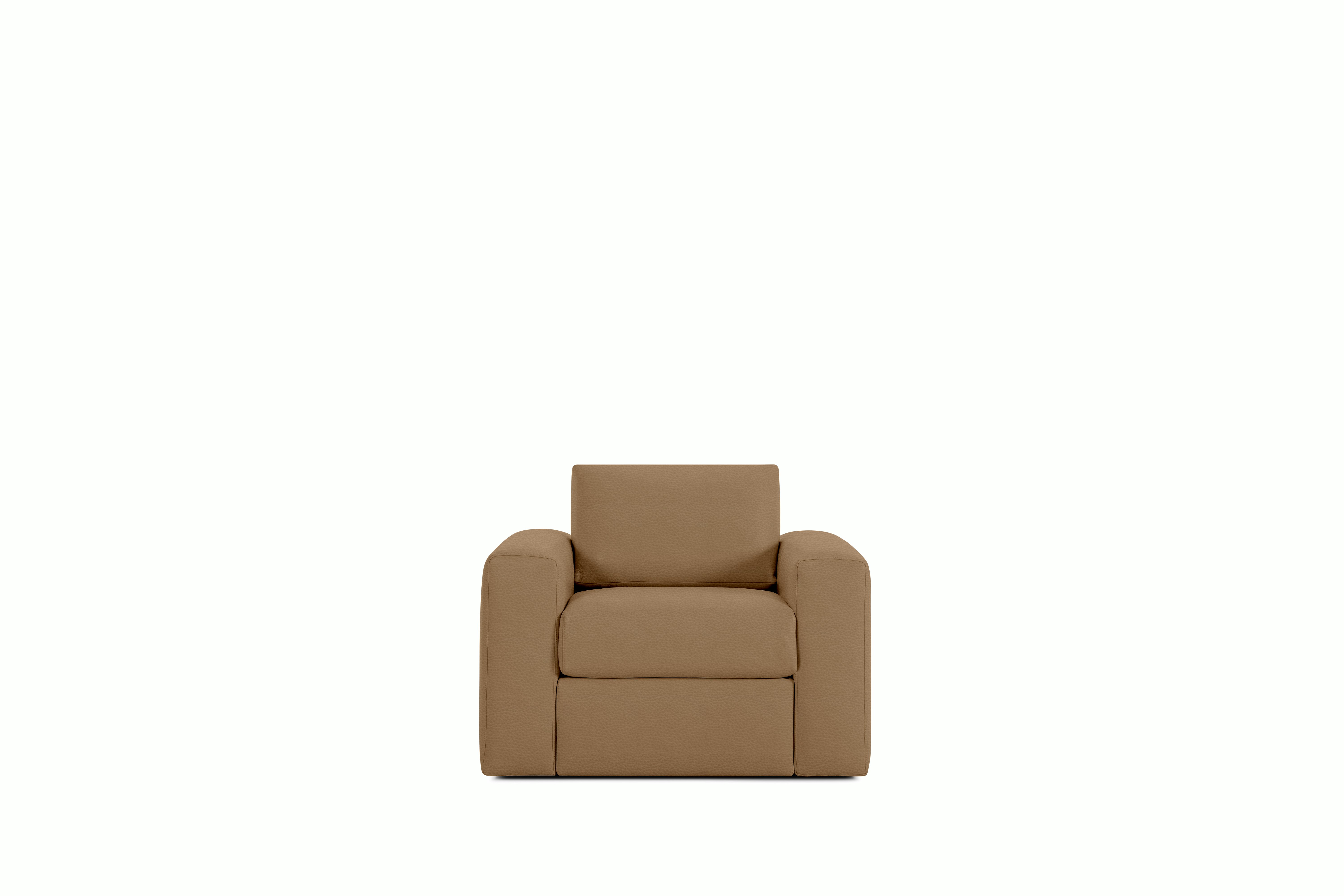 Irvin Armchair - Swivel,  Vienna Leather,  Clay