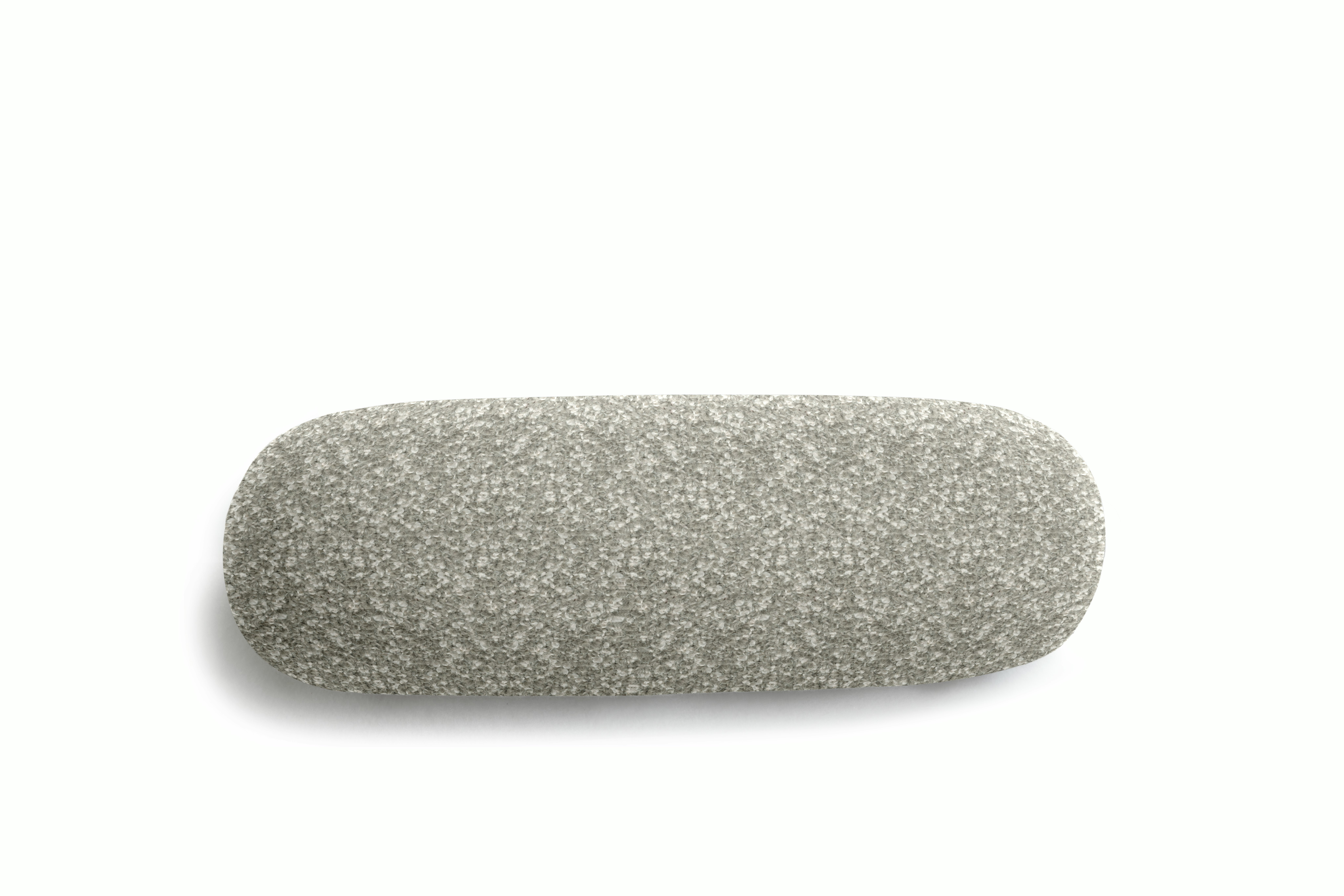 A Biboni Lumbar Pillow in nan viewed from an angle.