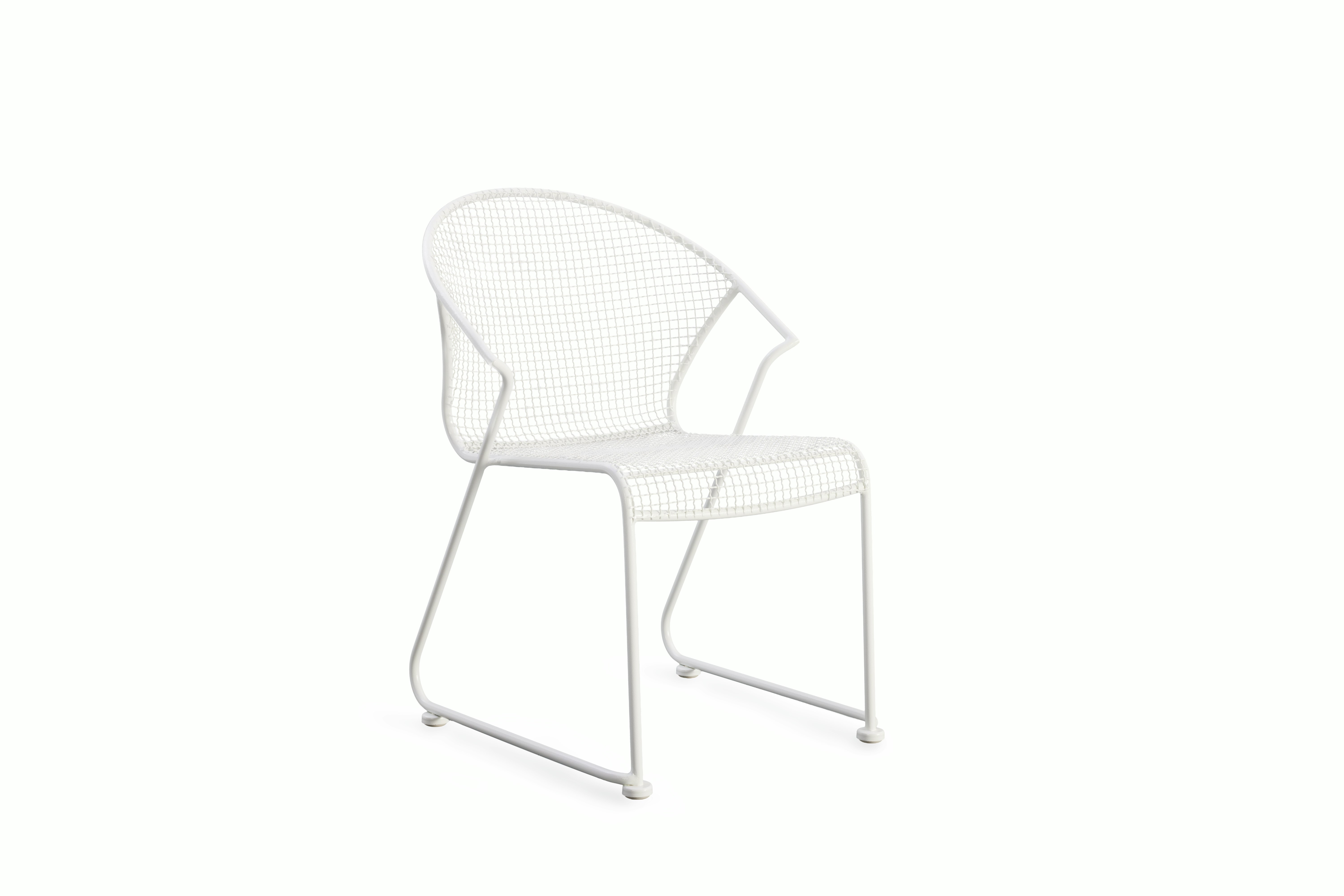 Sculptura Stacking Barrel Chair - white