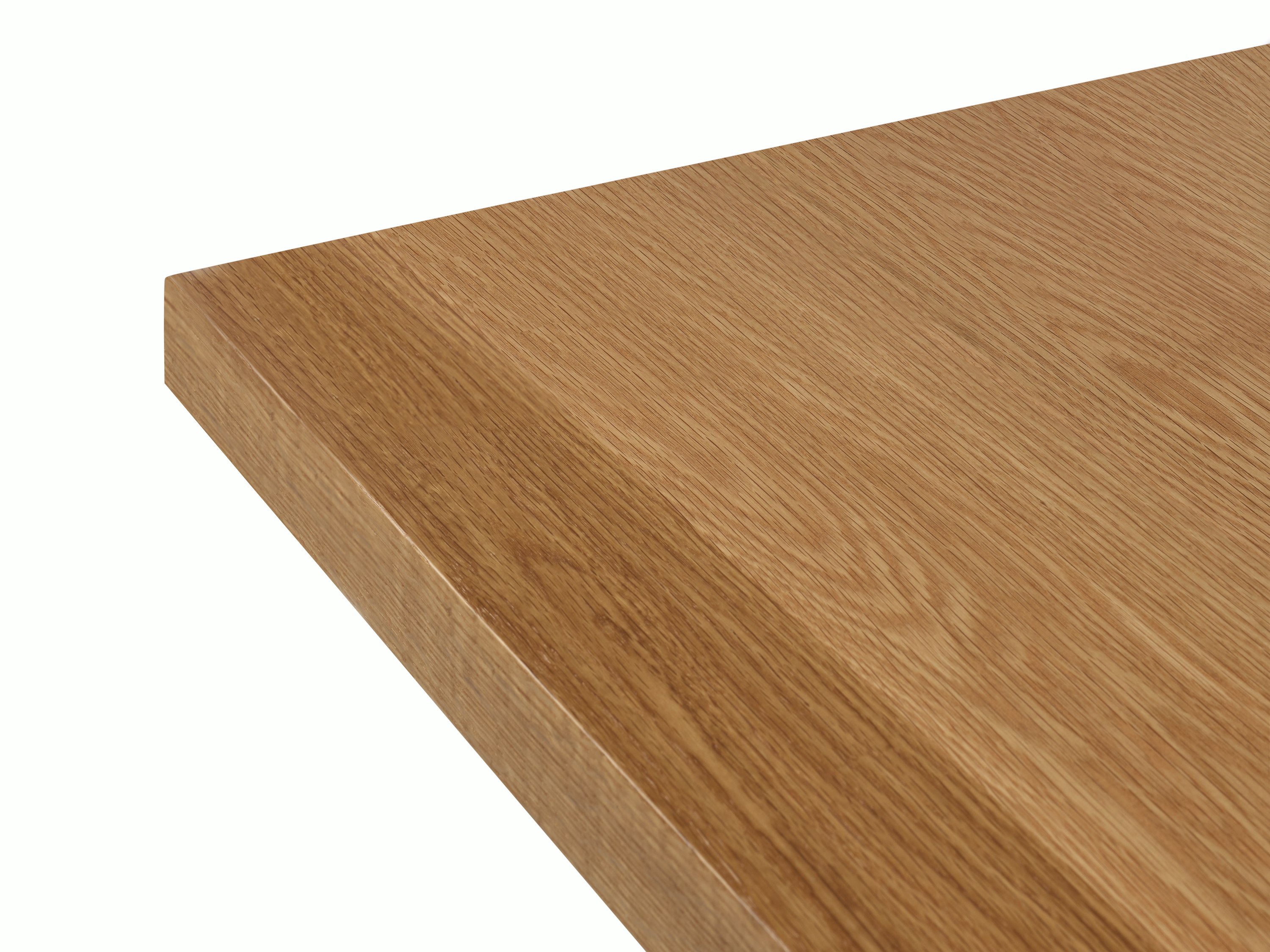 Land Table, Oak, Detail of top