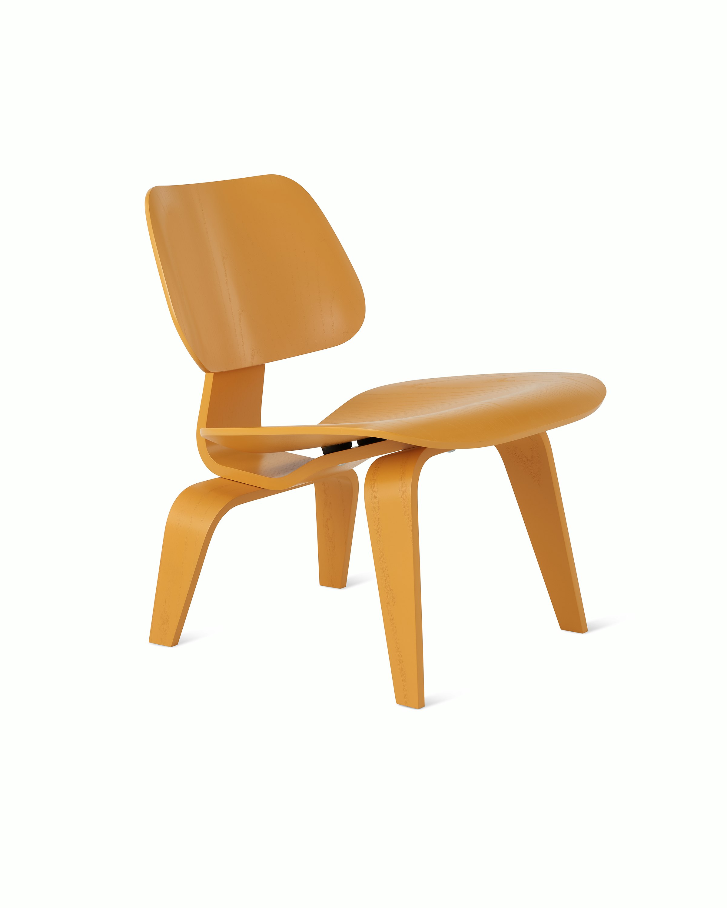 Eames Molded Plywood LCW, Yellow