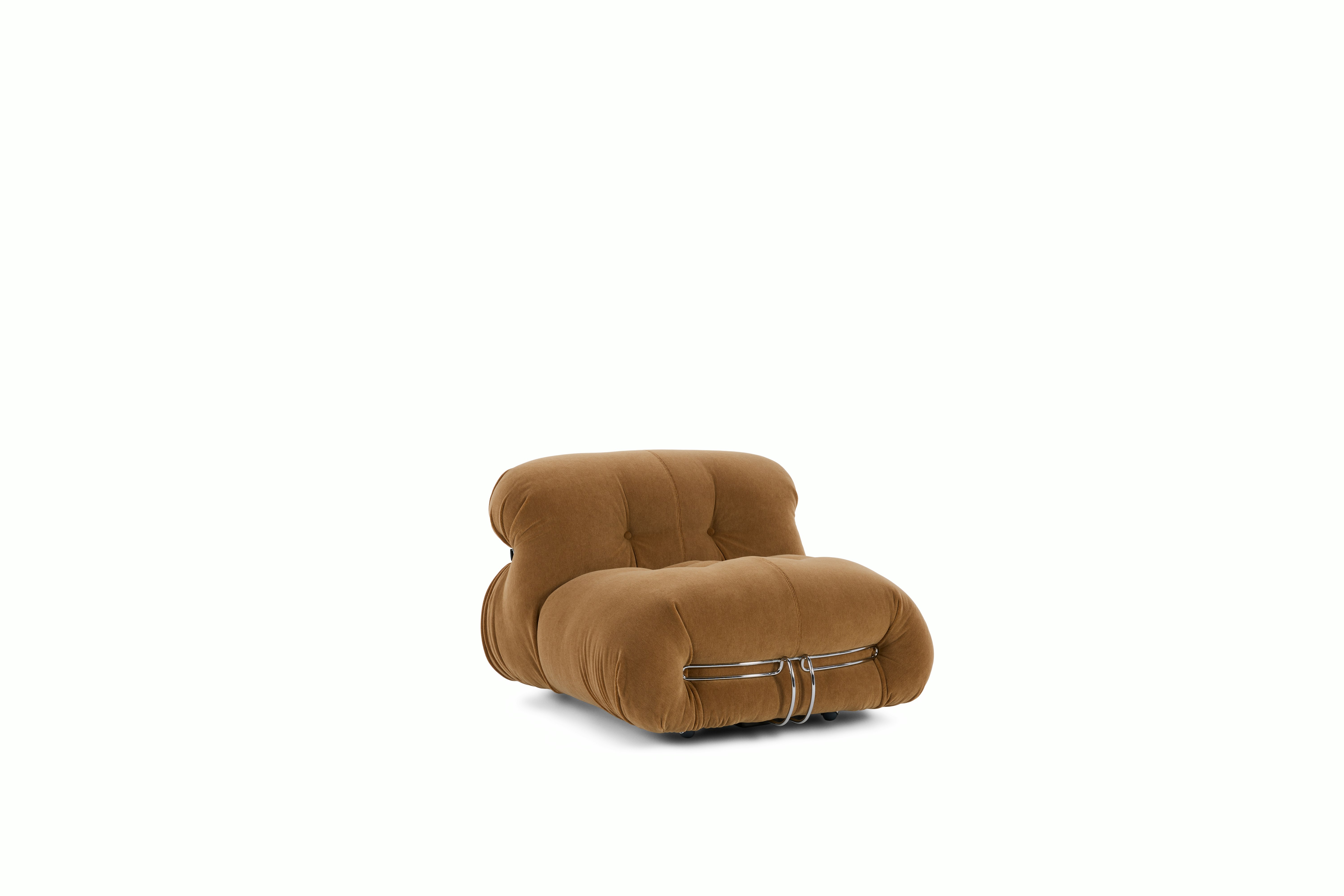 Soriana Armless Chair - terrain,  chrome