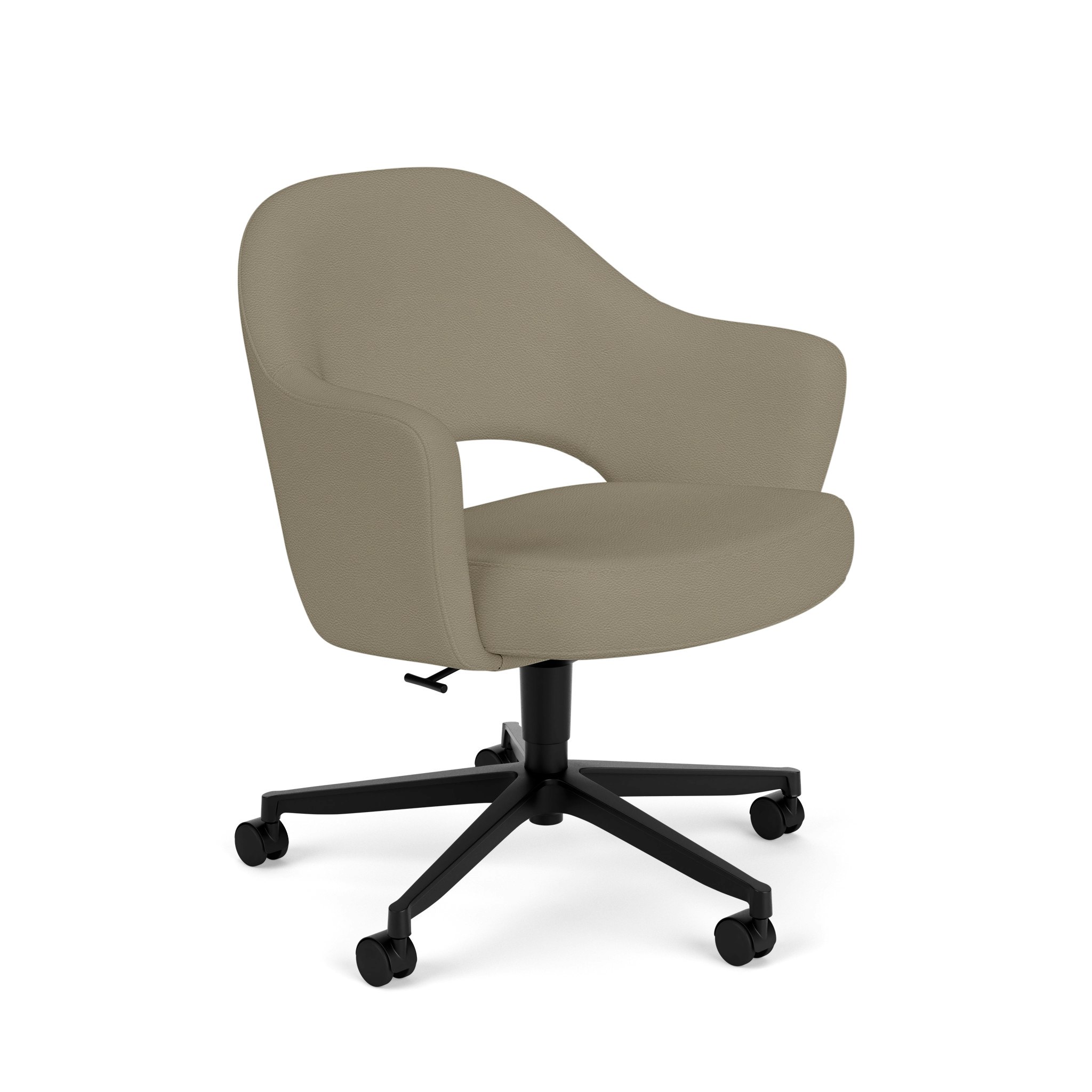 Saarinen Executive Office Armchair - 5 Star,  Prairie,  Coyote,  Black Base,  SC