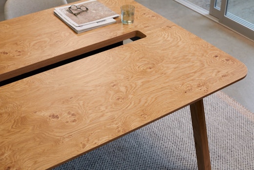 Rockwell Unscripted Sawhorse Workbench detail Pippy Oak