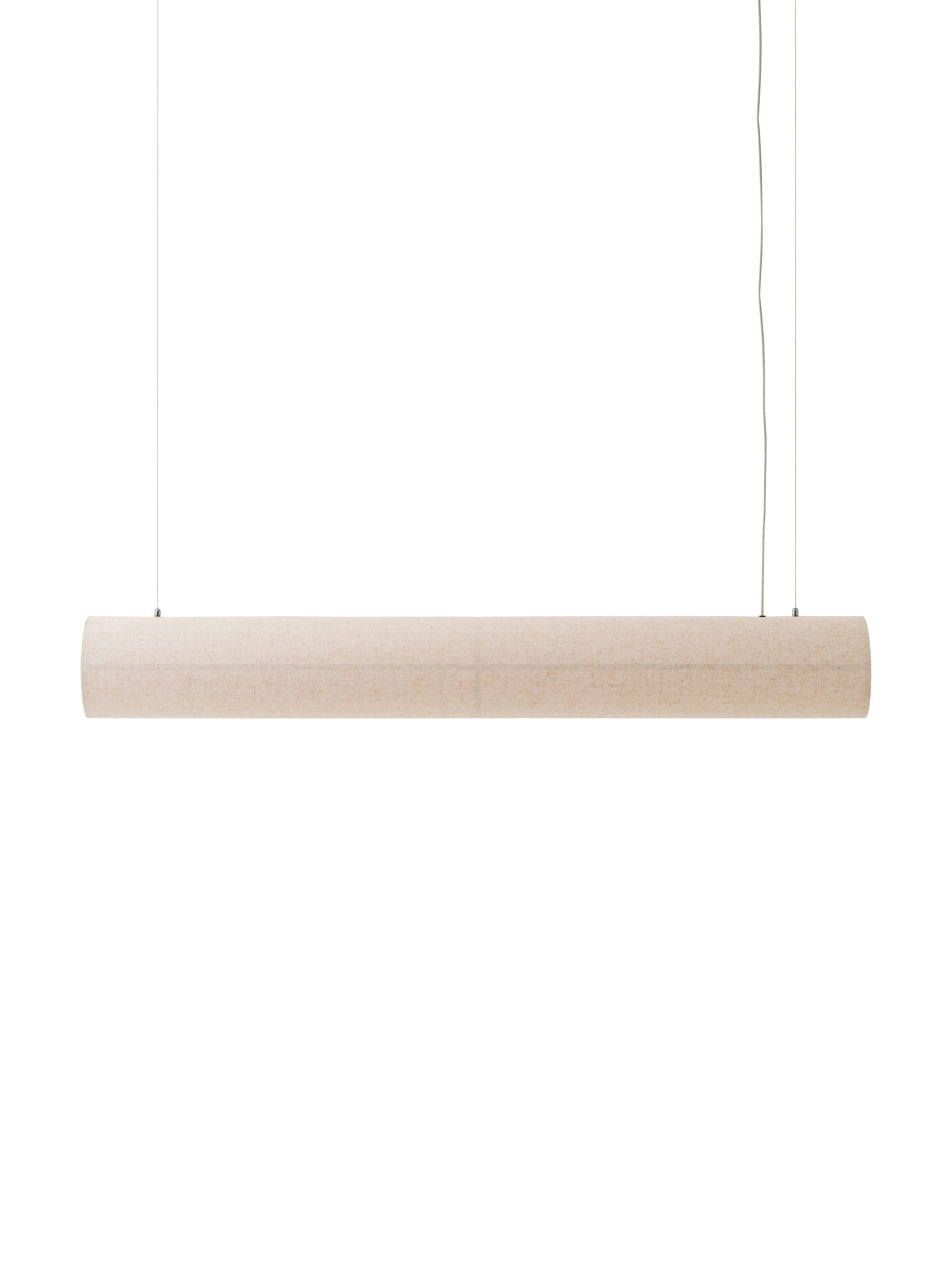A Hashira Linear Pendant Lamp  viewed from the front.