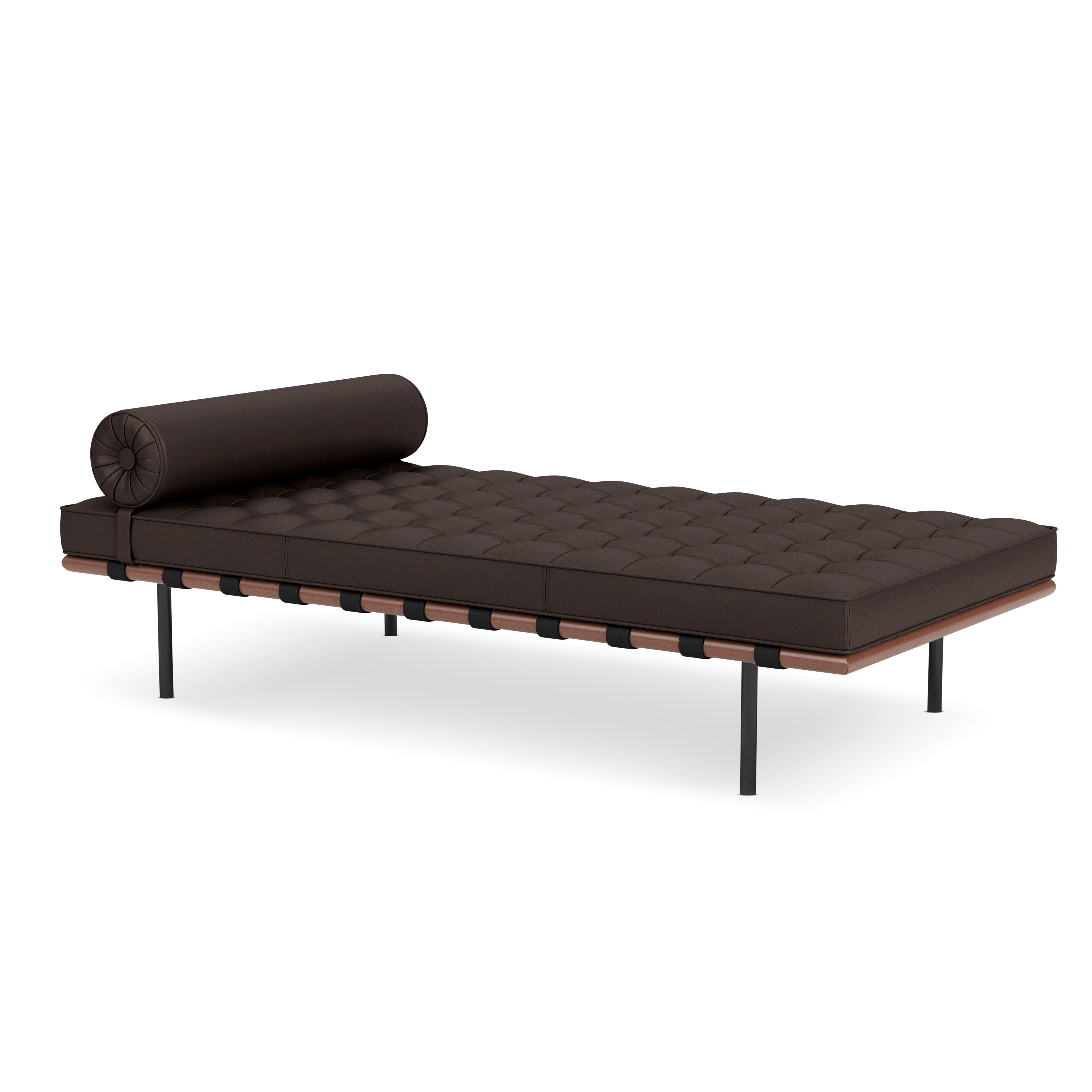 Barcelona Couch - Standard,  Acqua Leather,  Caravel,  Black