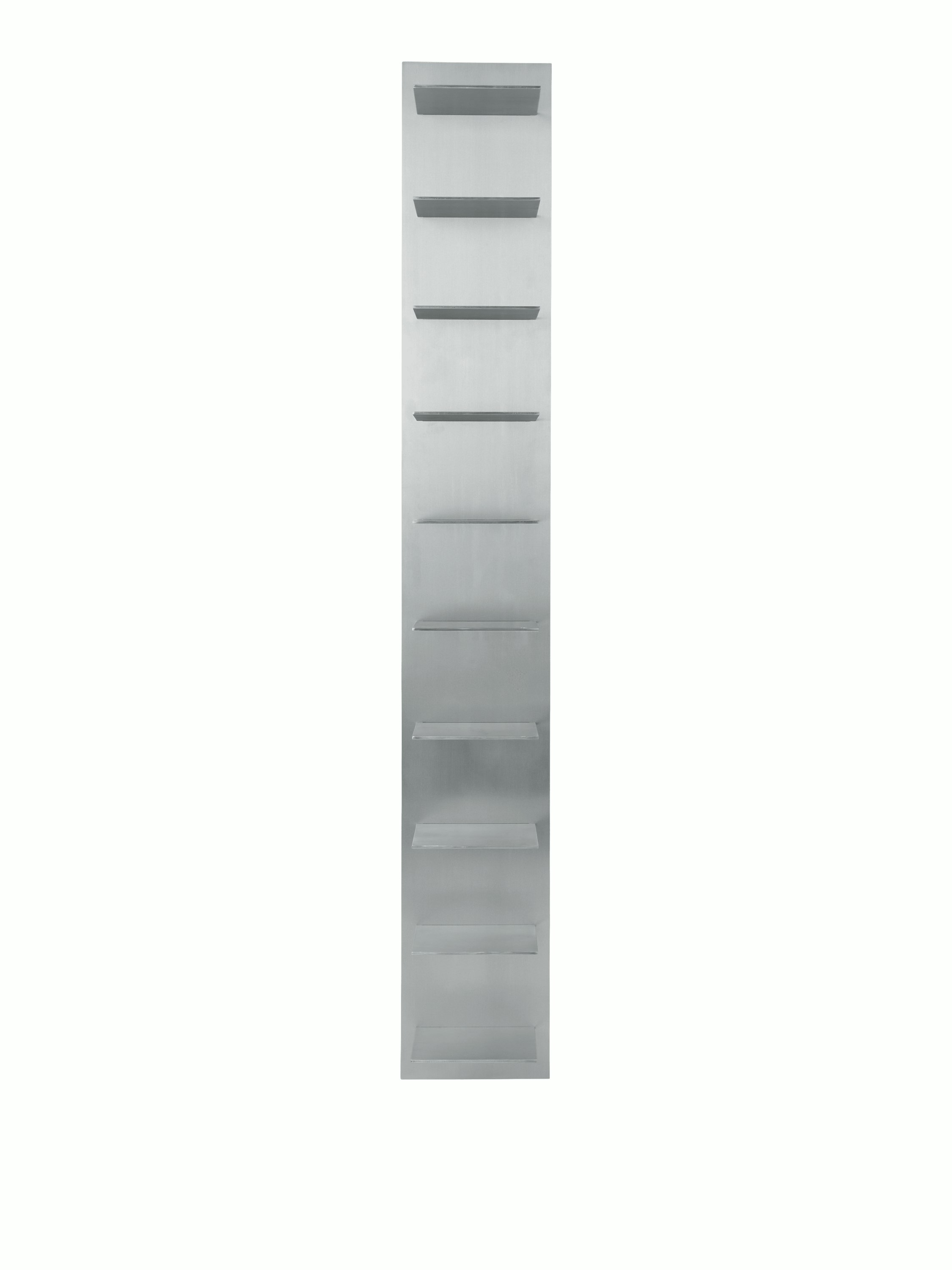 Lager Wall Shelf - Tall - Aluminium