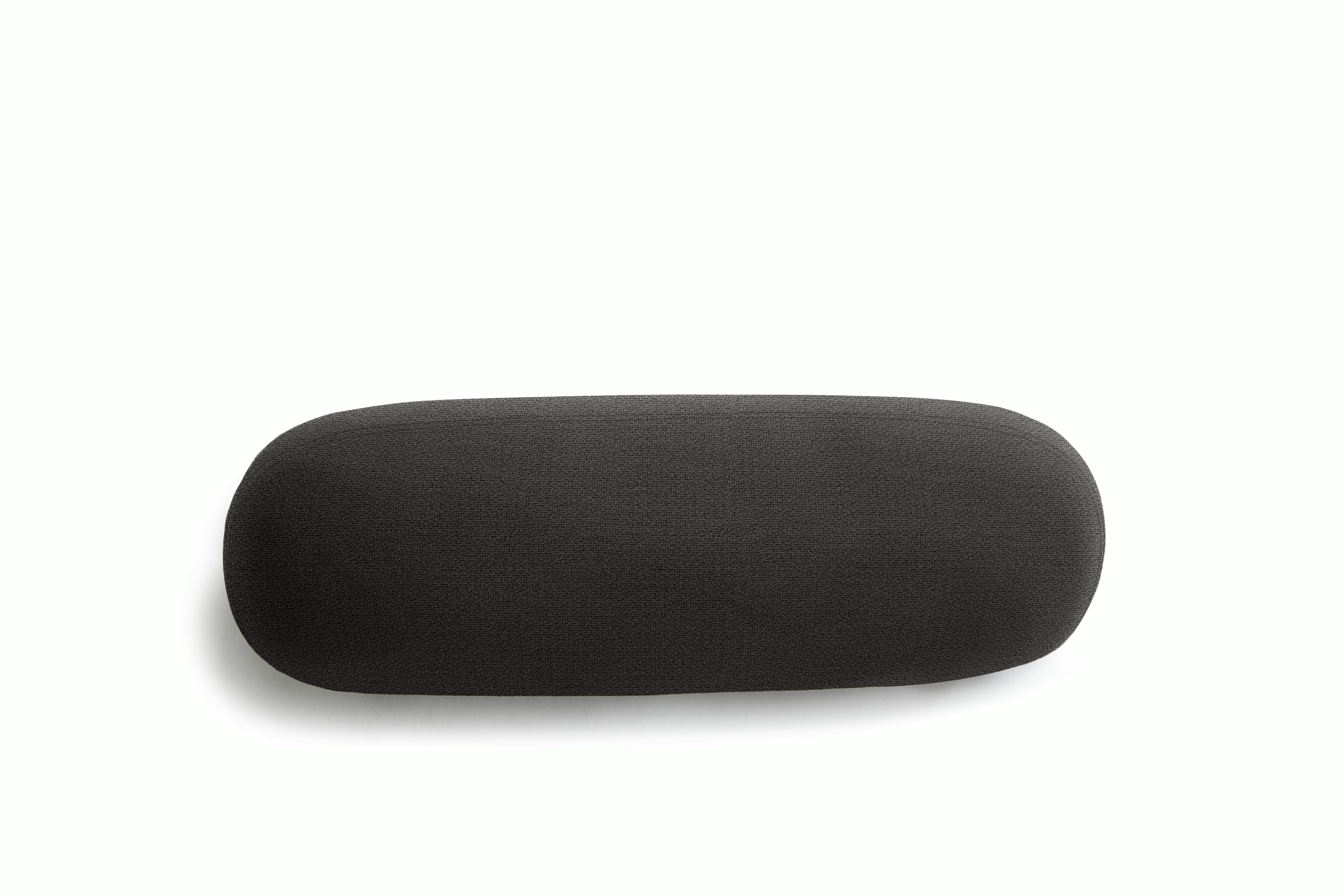 A Biboni Lumbar Pillow in nan viewed from an angle.