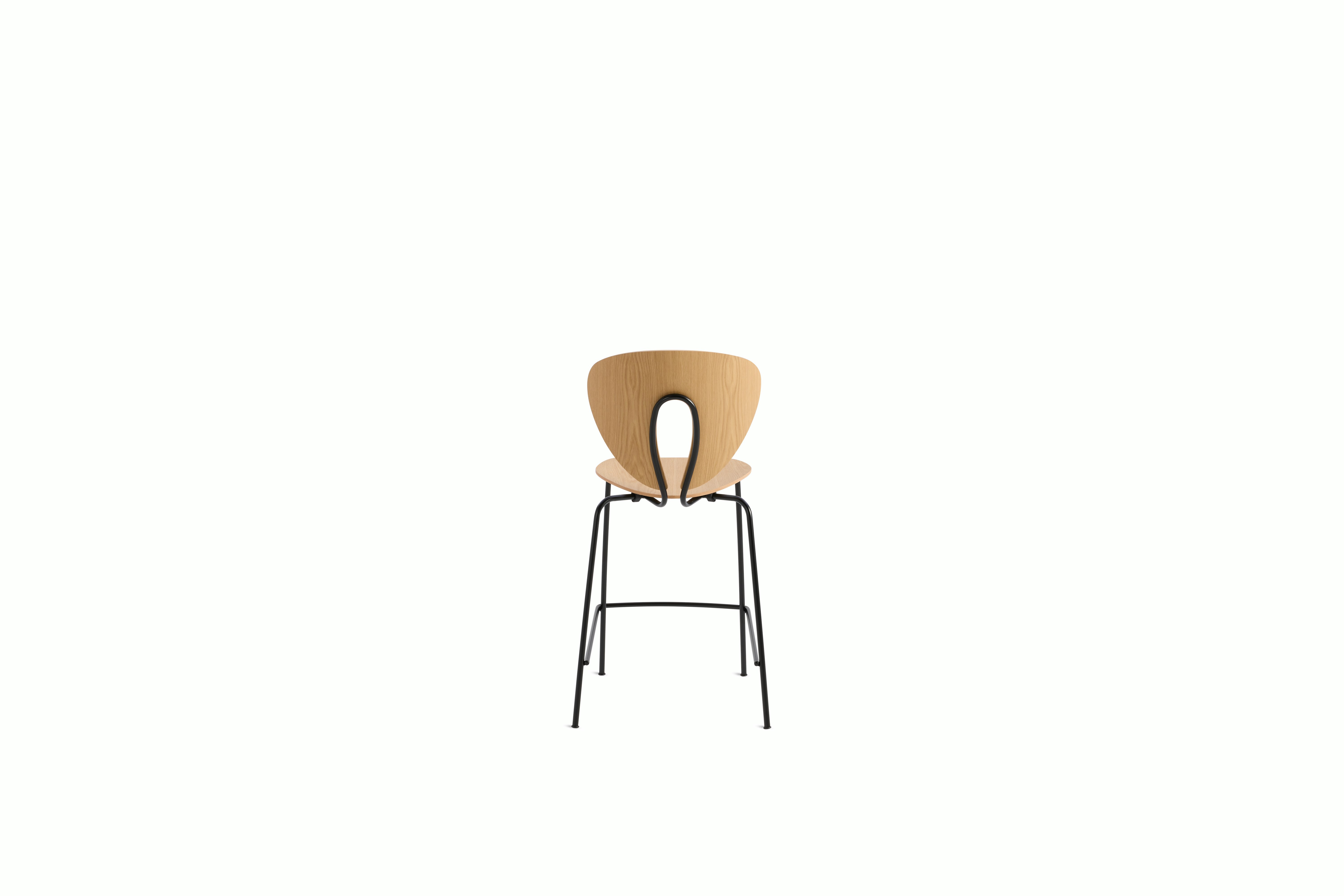 Globus Stool - Counter Height, Oak