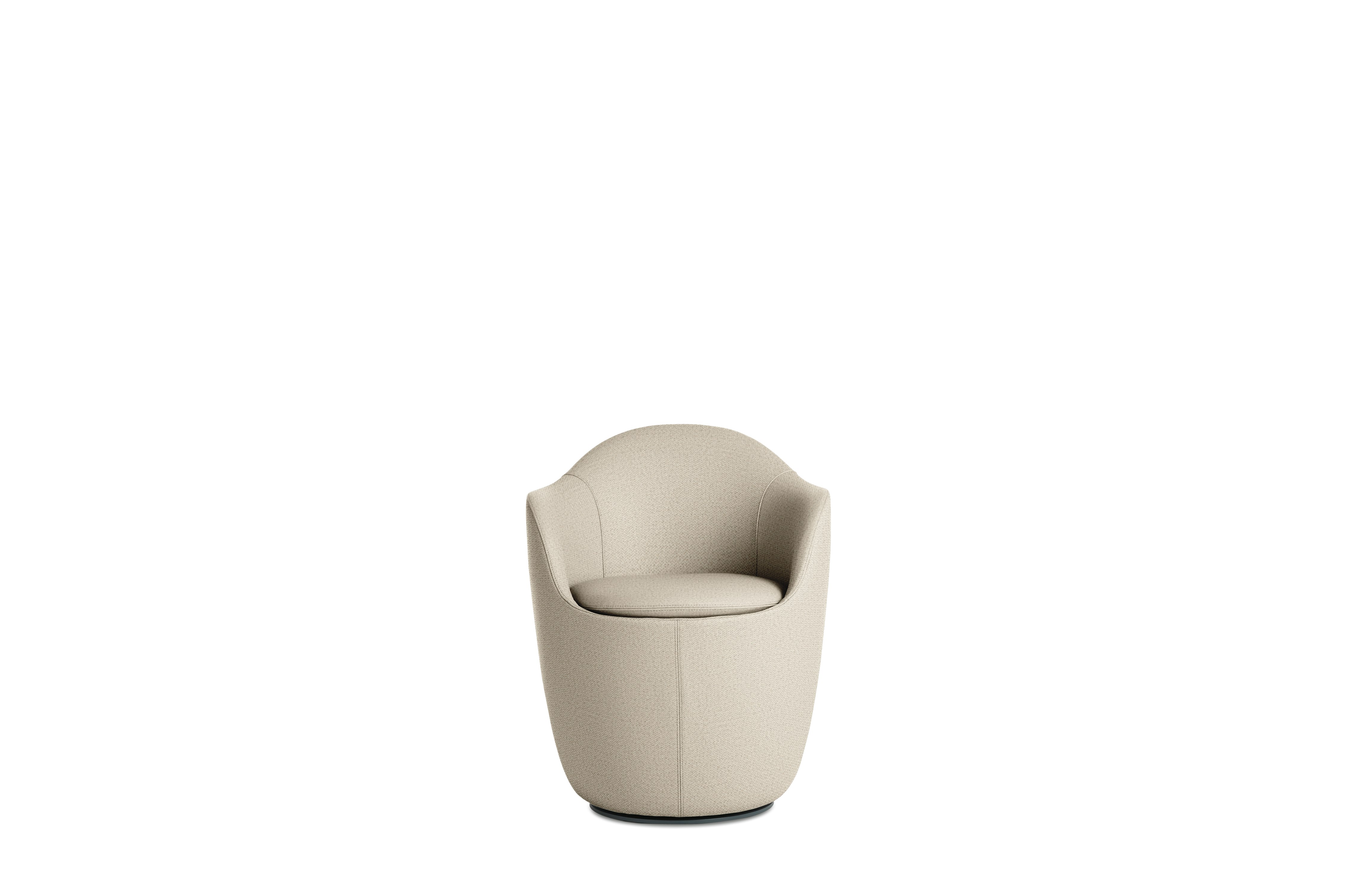 Lina Dining Chair - Armchair, Pecora, Cream