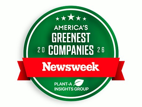 Green and orange America's Greatest Companies 2026 award from Newsweek.
