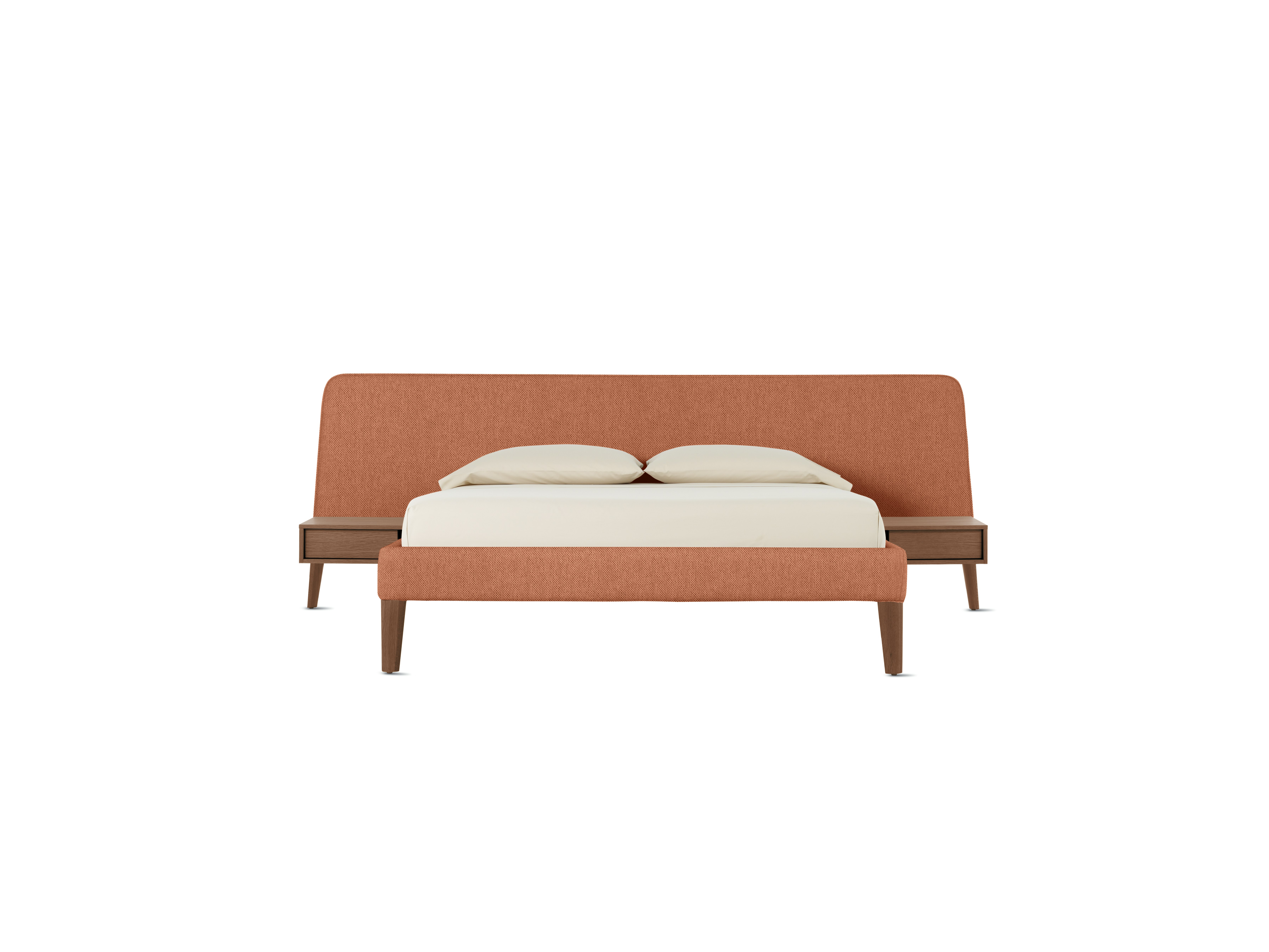 Parallel Bed - Wide, Queen, Mode, Caramelized, Walnut