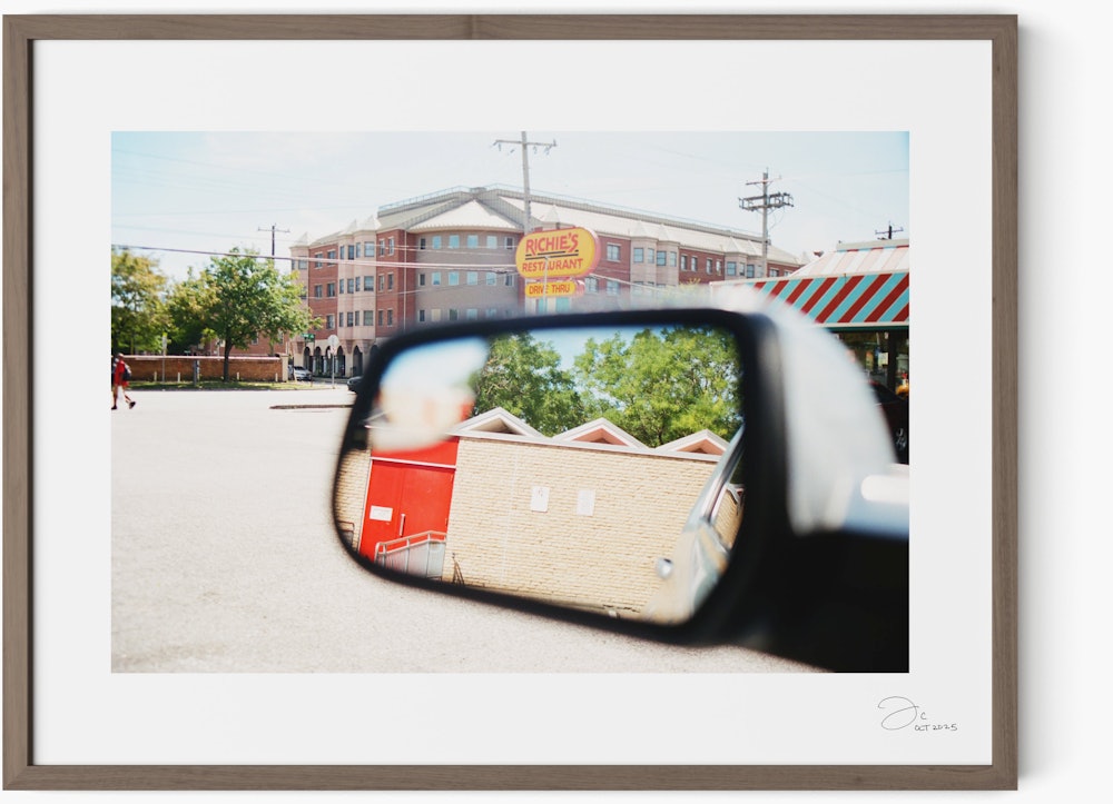 West End Library Cincinnati, Ohio - 24 x 32, Walnut