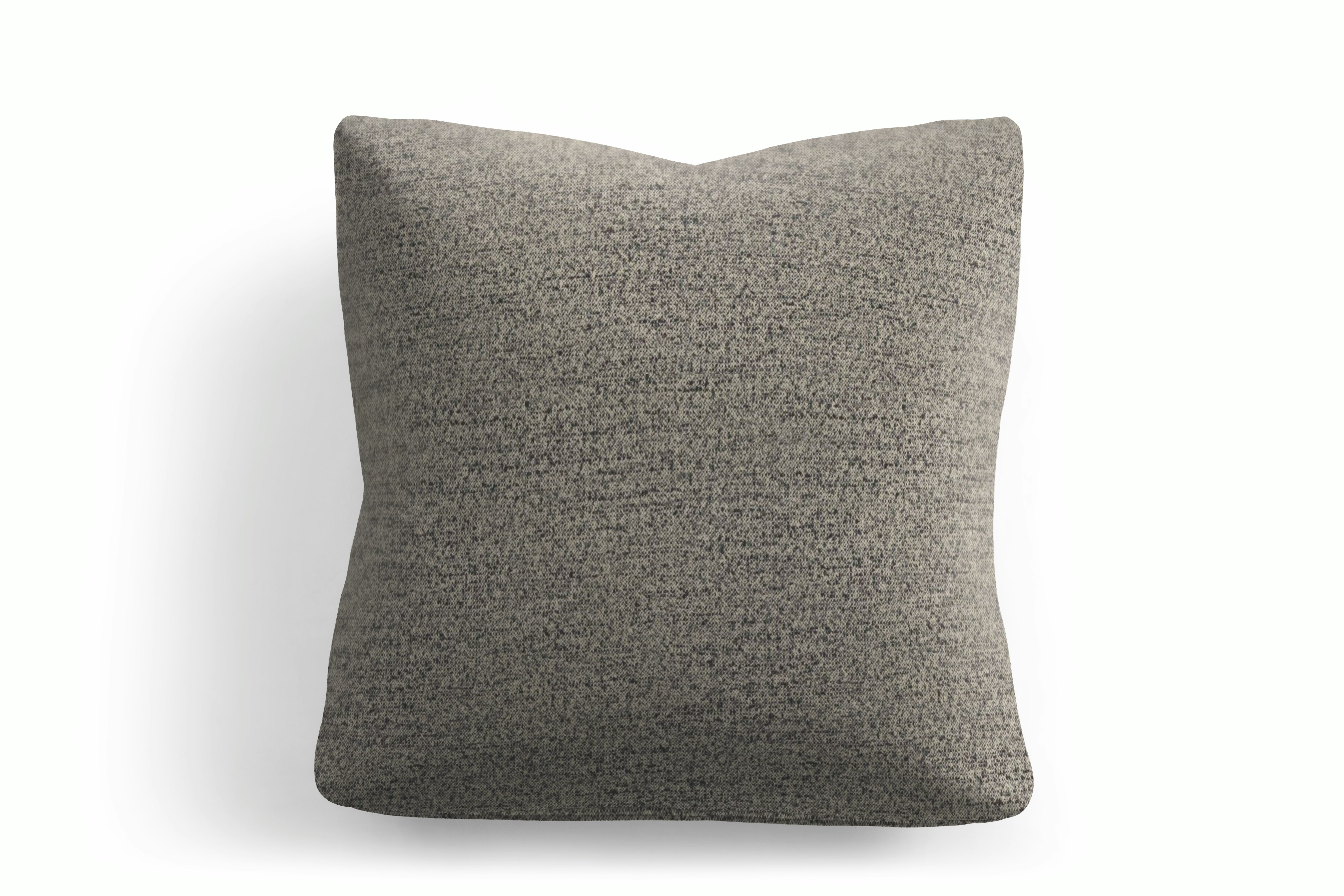A Irvin Throw Pillow in Pepper Viewed from the front.