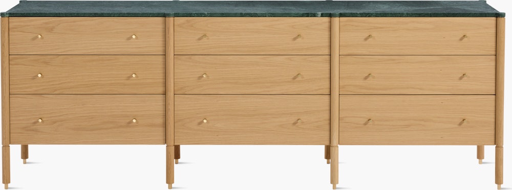 Morrison Dresser - Body Only - Oak , Nine Drawer