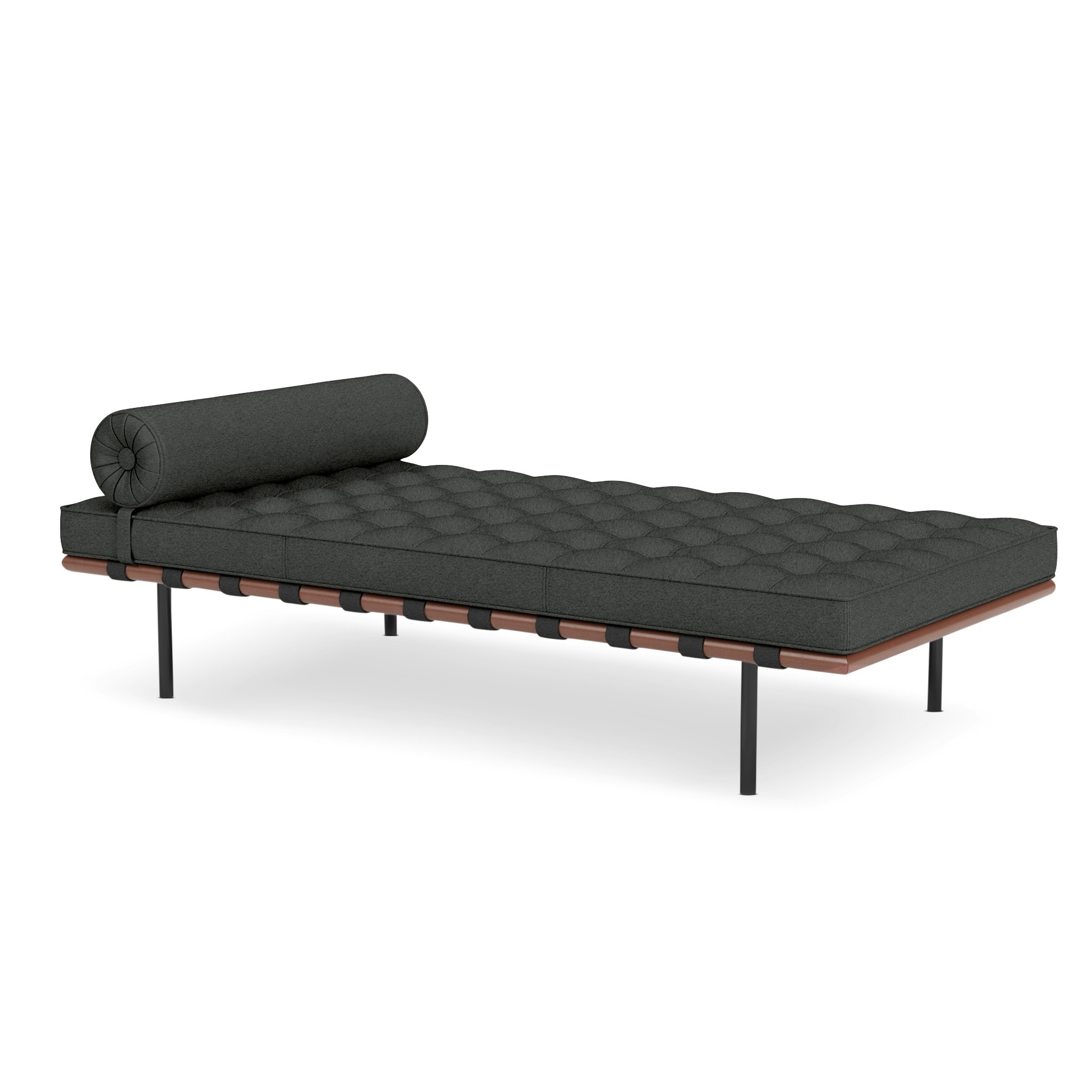 Barcelona Couch in Maremma Suede,  Talamone,  Black