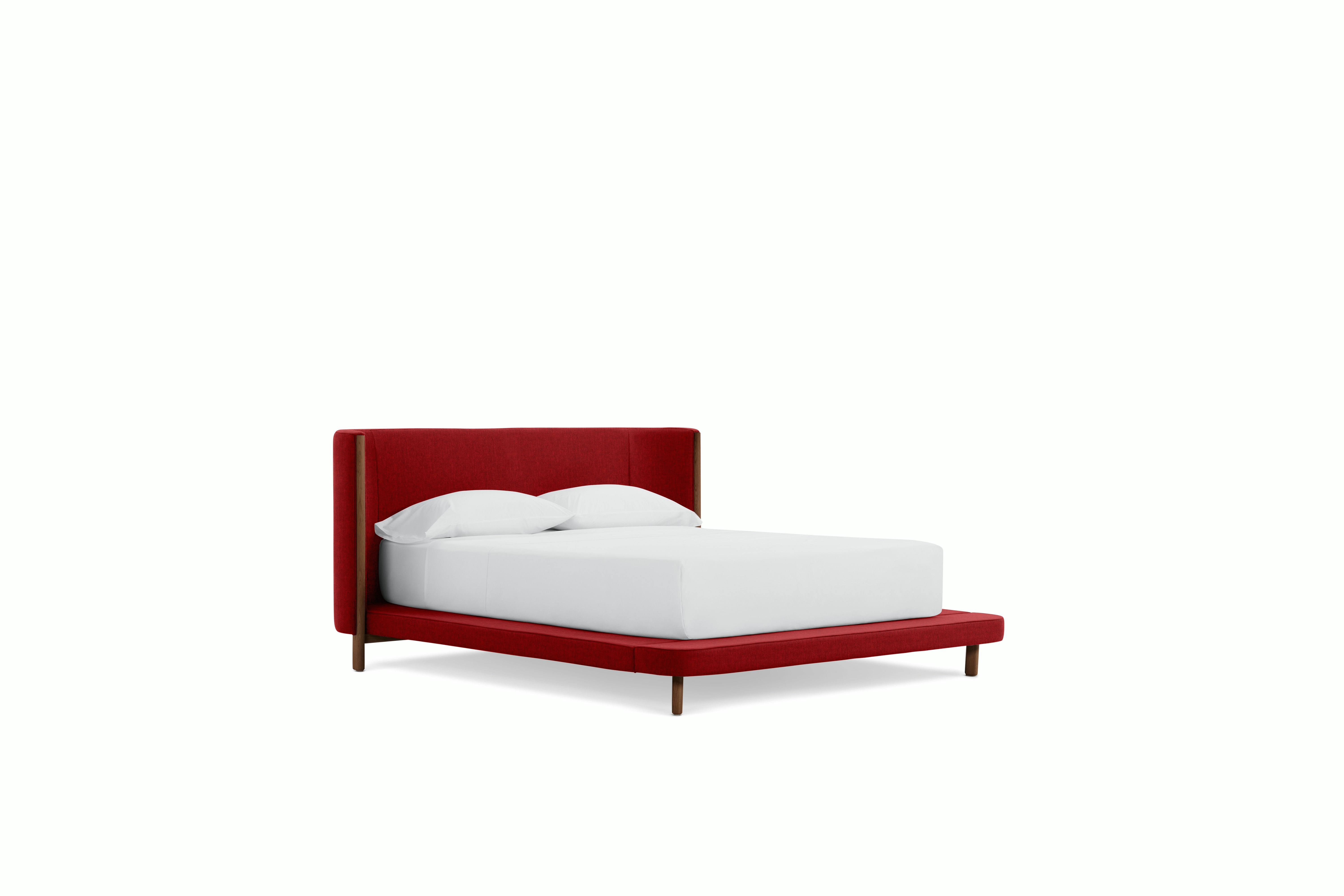 Emmy Bed - Tall in Walnut Mode Kermes