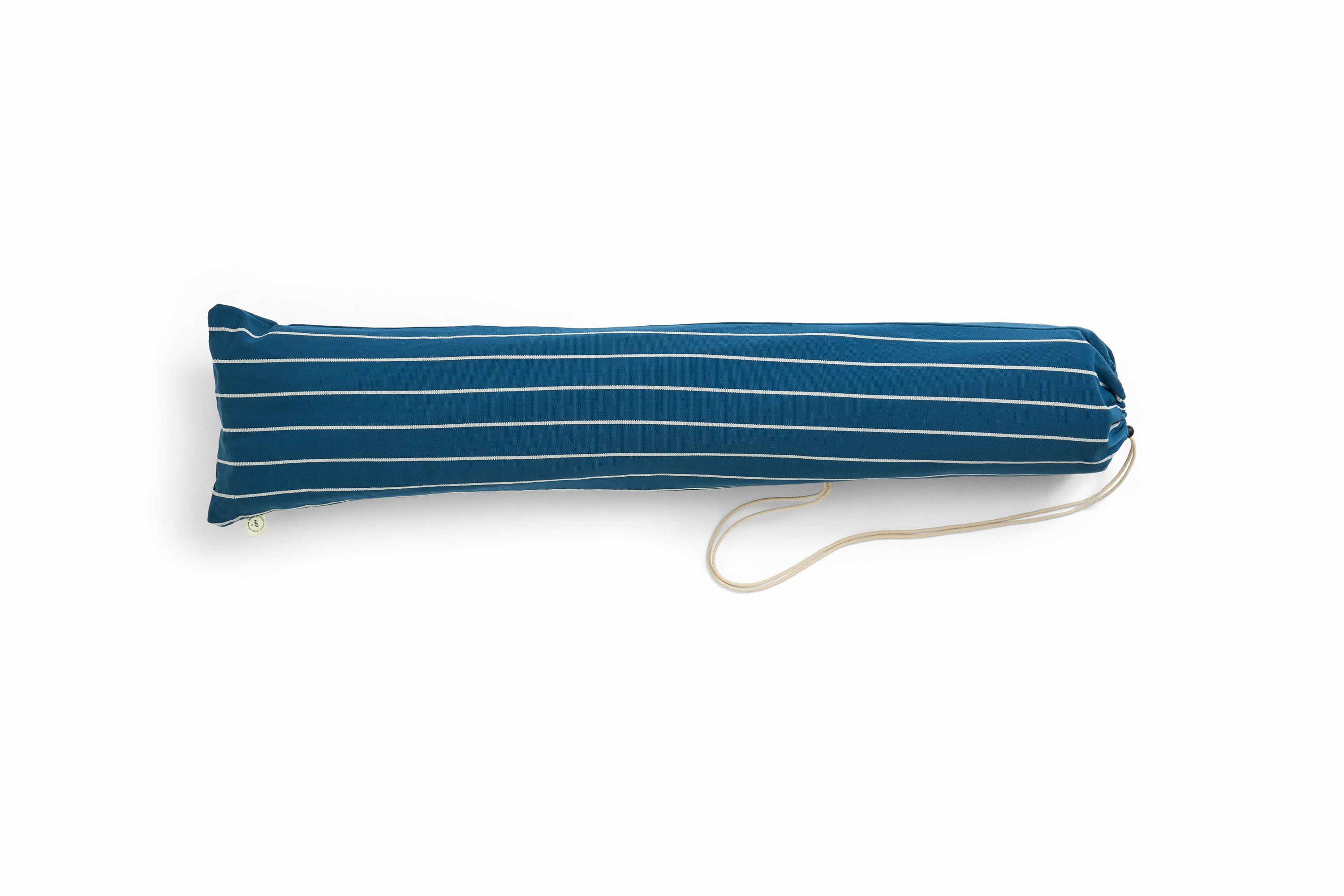 Outdoor Market Sofa Cushion - Blue With Beige Stripe