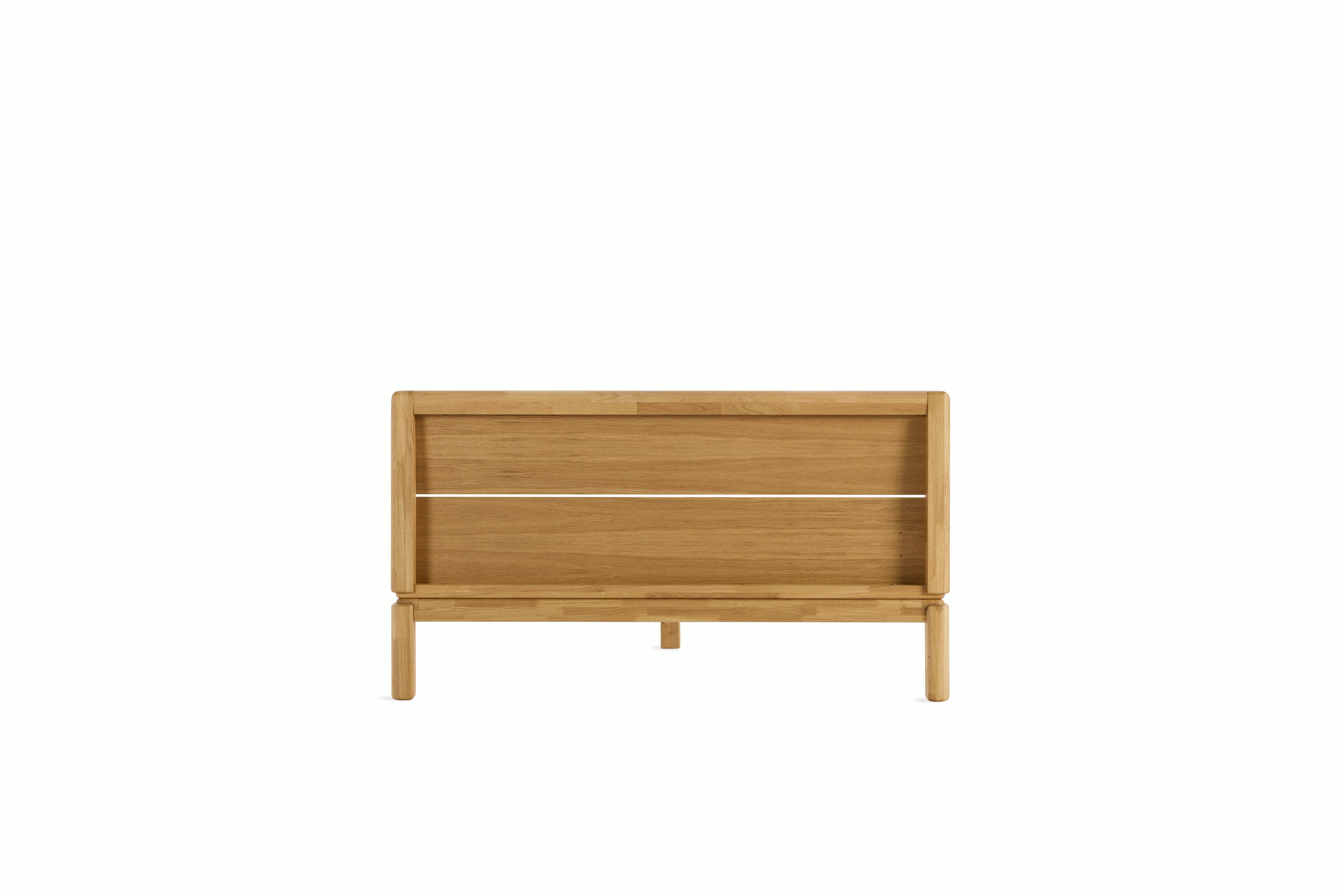 Sumu Bed,  oak,  headboard,  queen