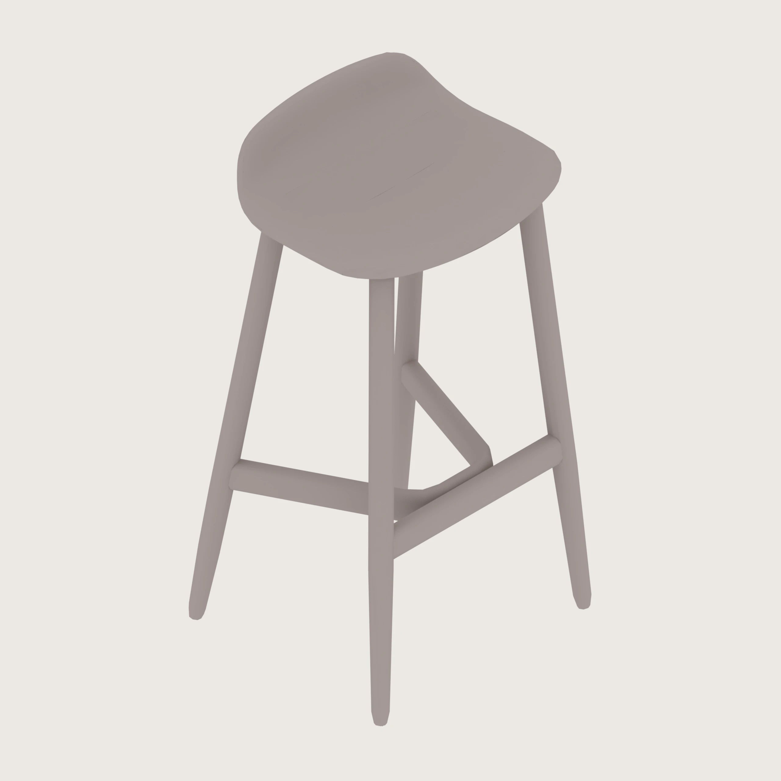 A generic rendering - Crosshatch Stool | Bar Height