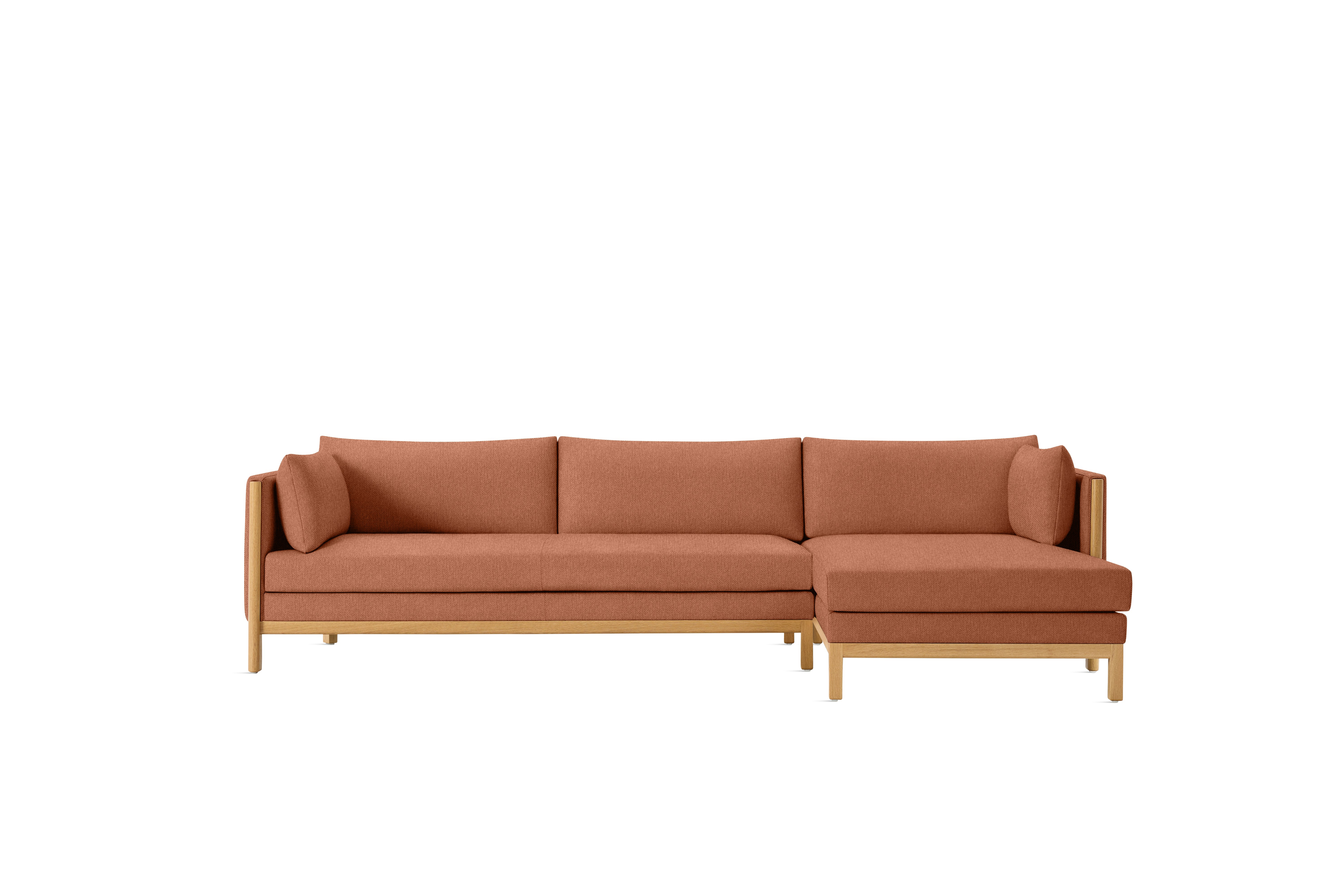 Emmy Sectional - Mode, Caramelized, Oak, Right