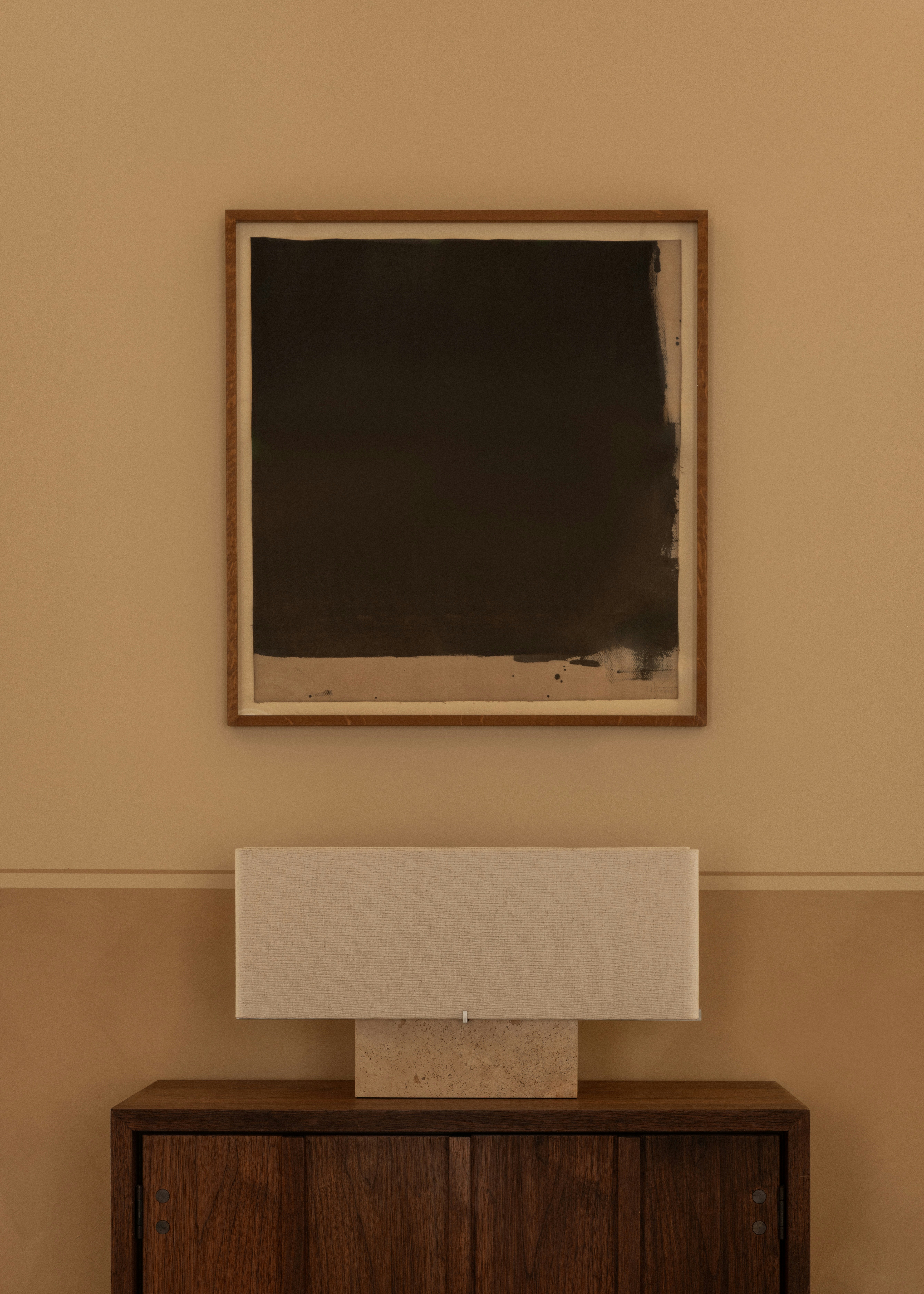 Nonna Travertine Table Lamp