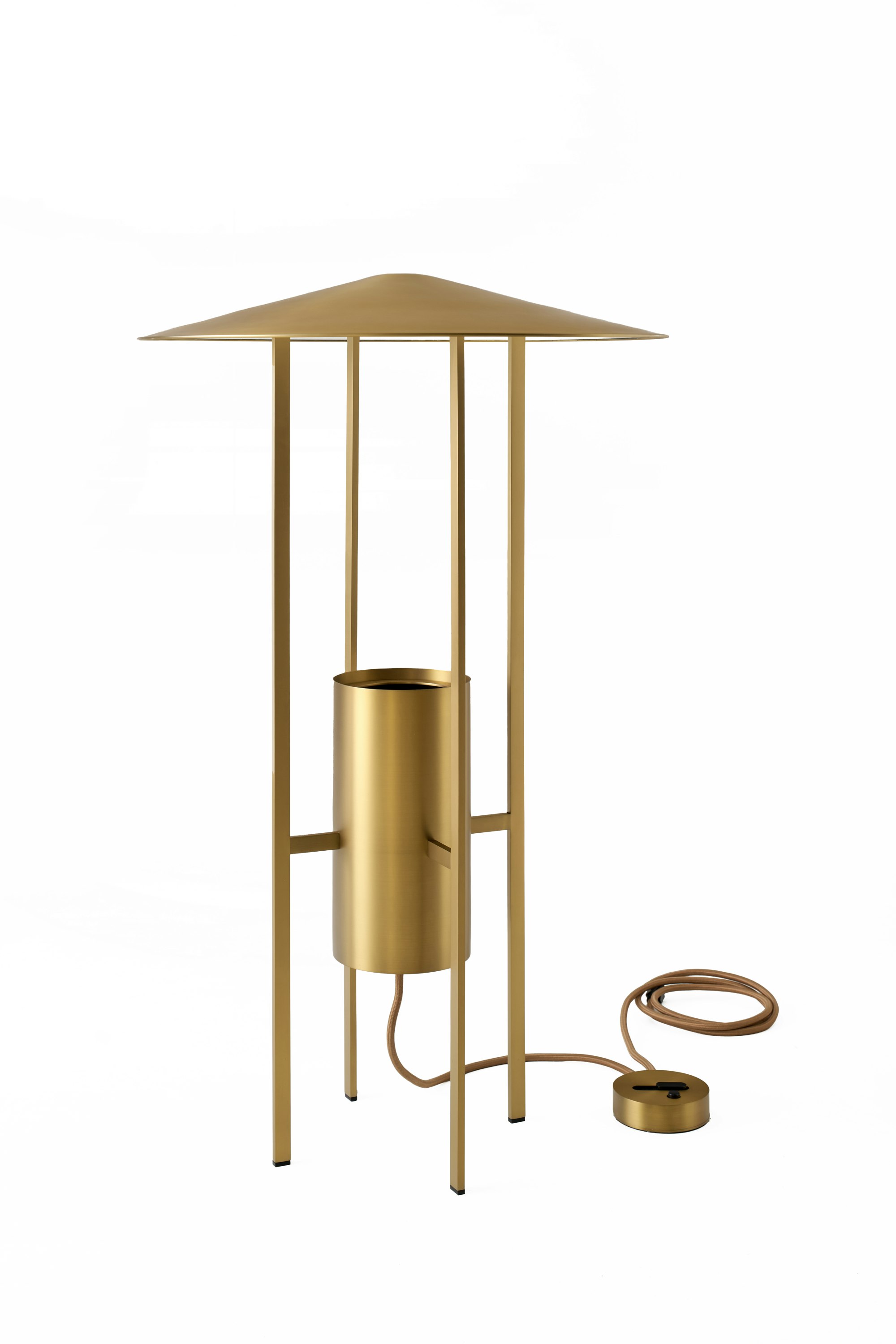 Johnson-Kelly Floor Lamp - Brass