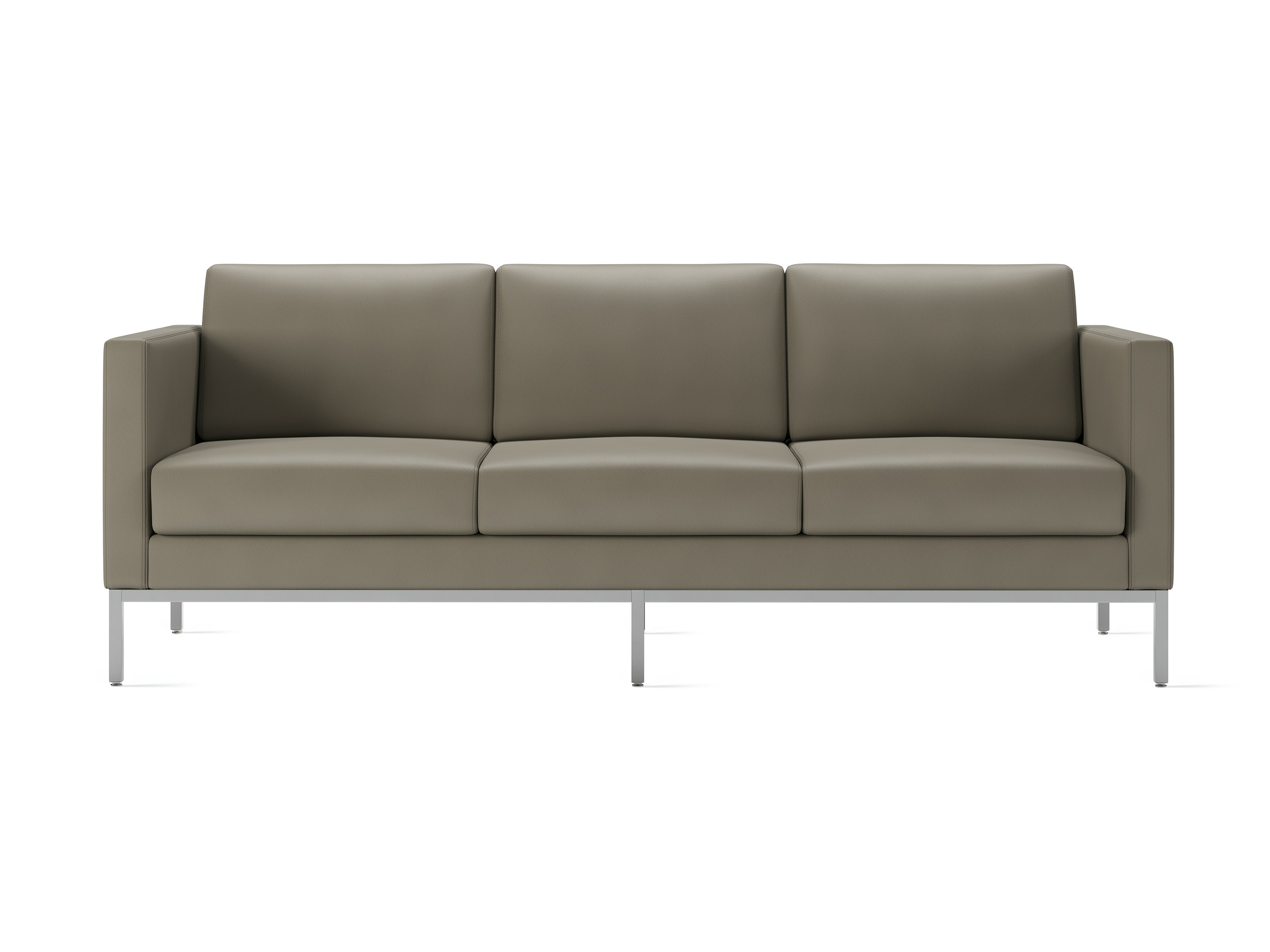 Riva Lounge, 3 seat, front, grey