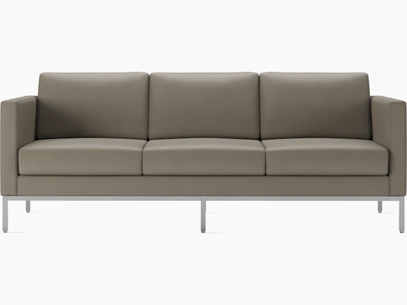 Riva Lounge, 3 seat, front, grey