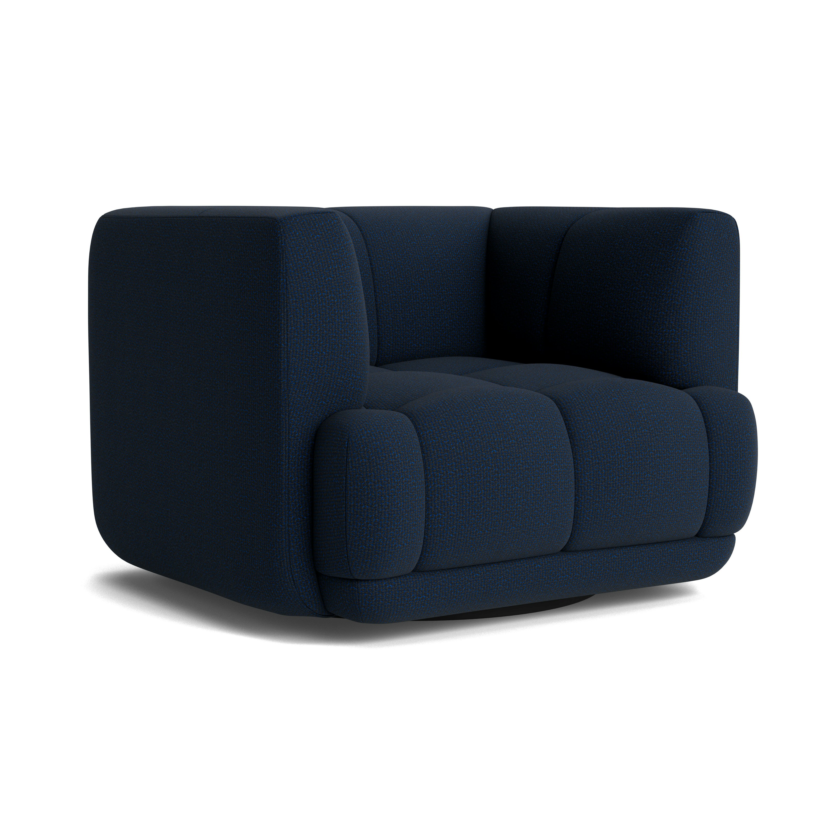 Quilton Swivel Chair - Tartaglia , 871 Blue Black