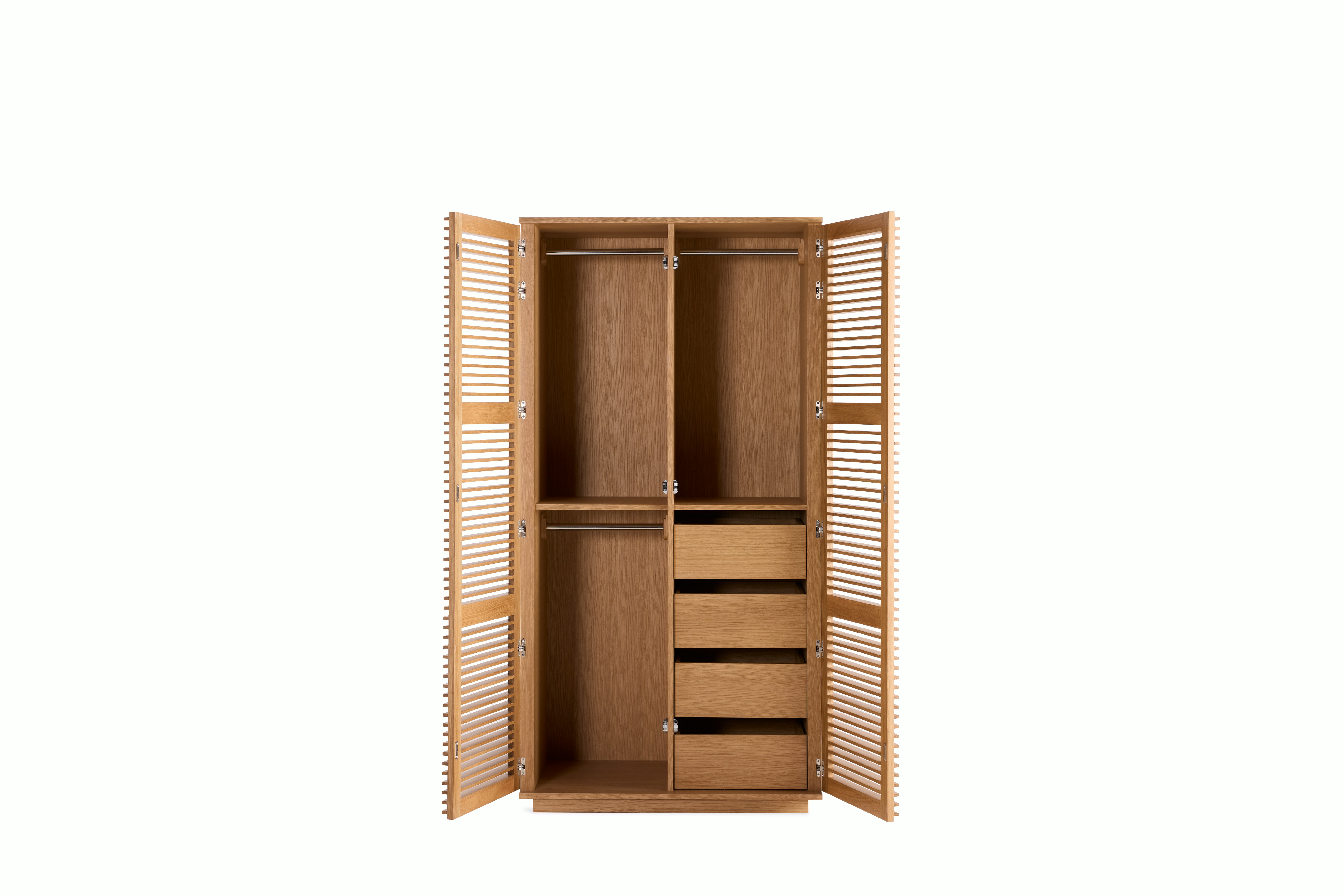 Line Wardrobe - Oak