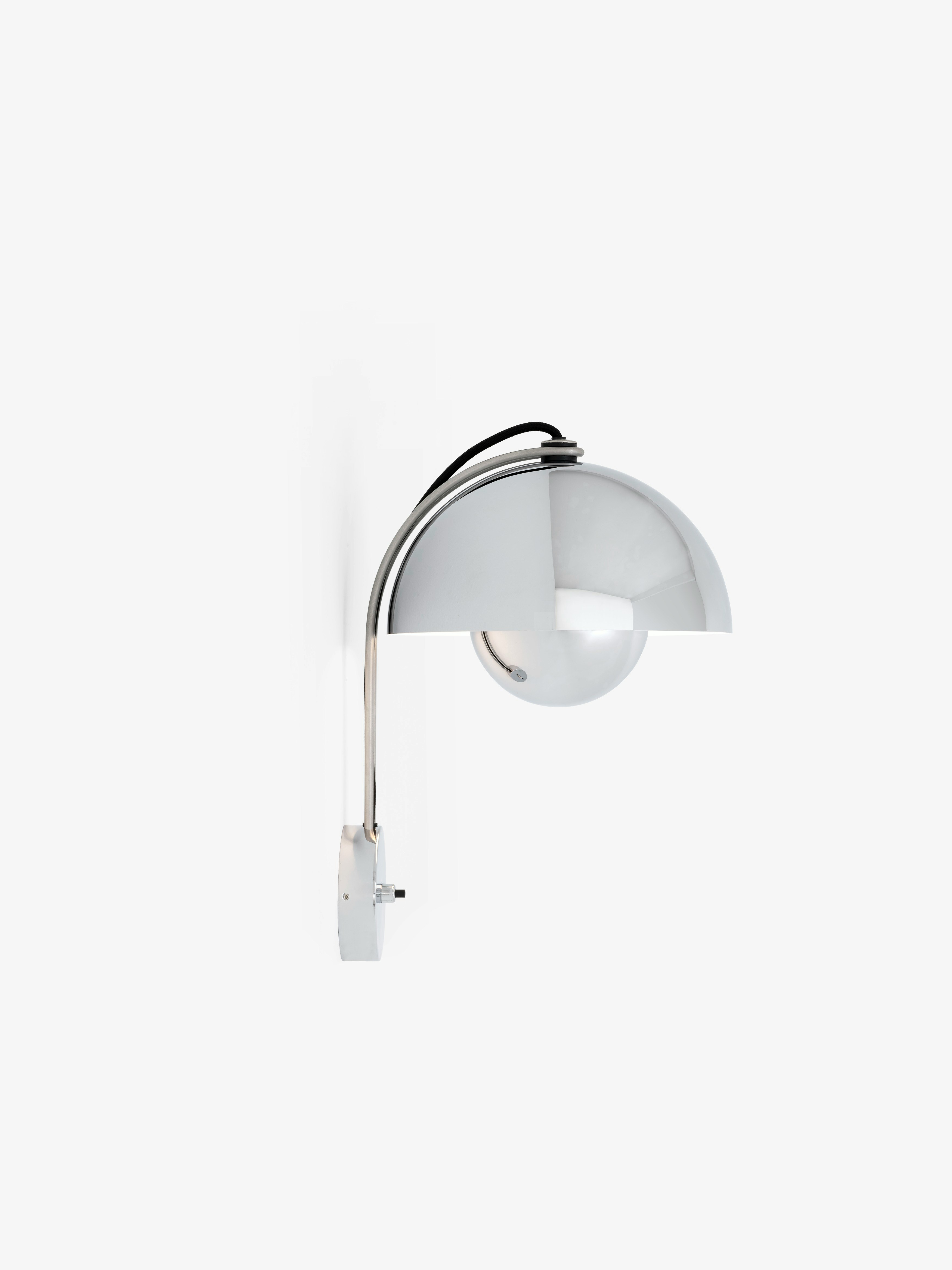 Flowerpot Sconce - Chrome