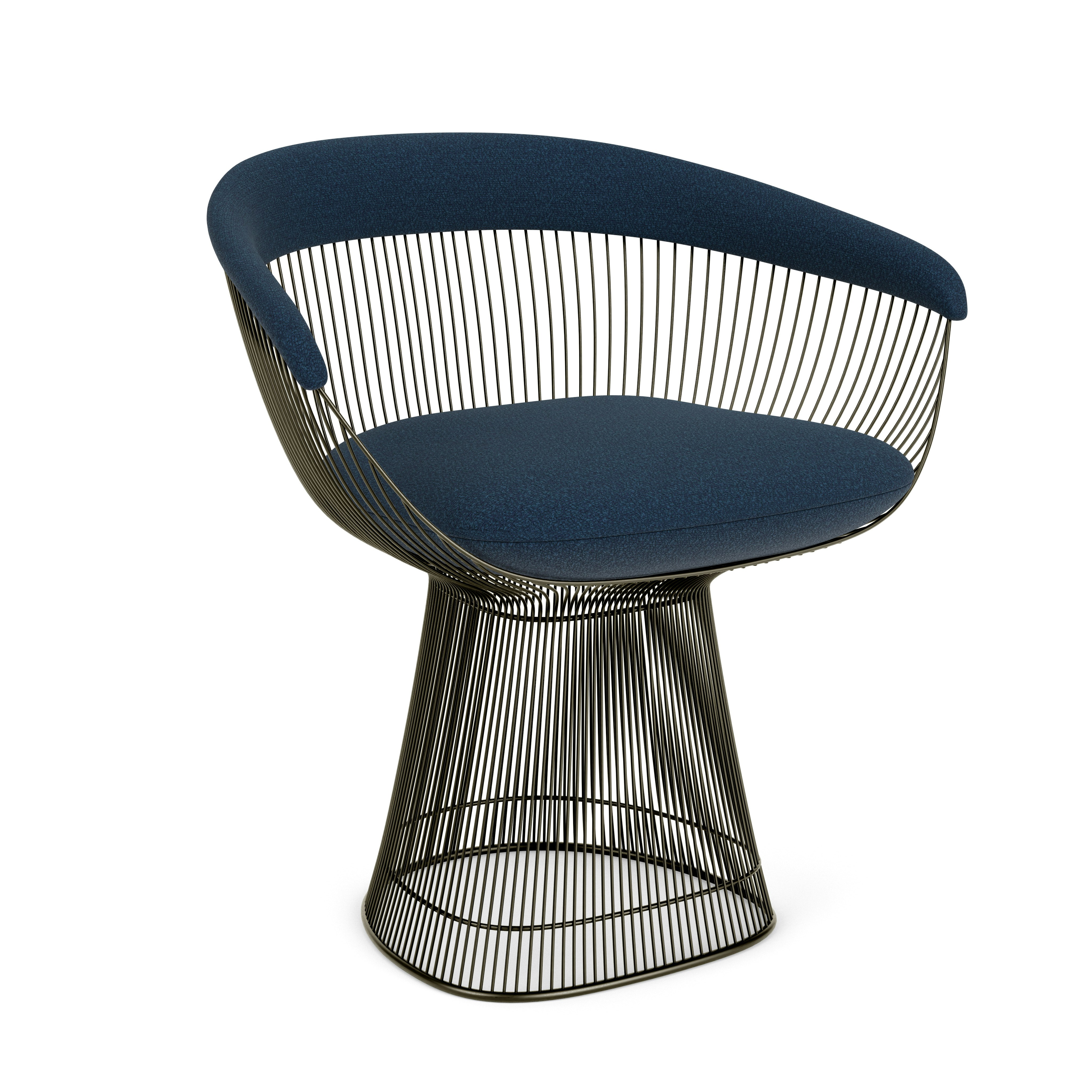 Platner Armchair - Metallic Bronze, Classic Boucle, Arcane