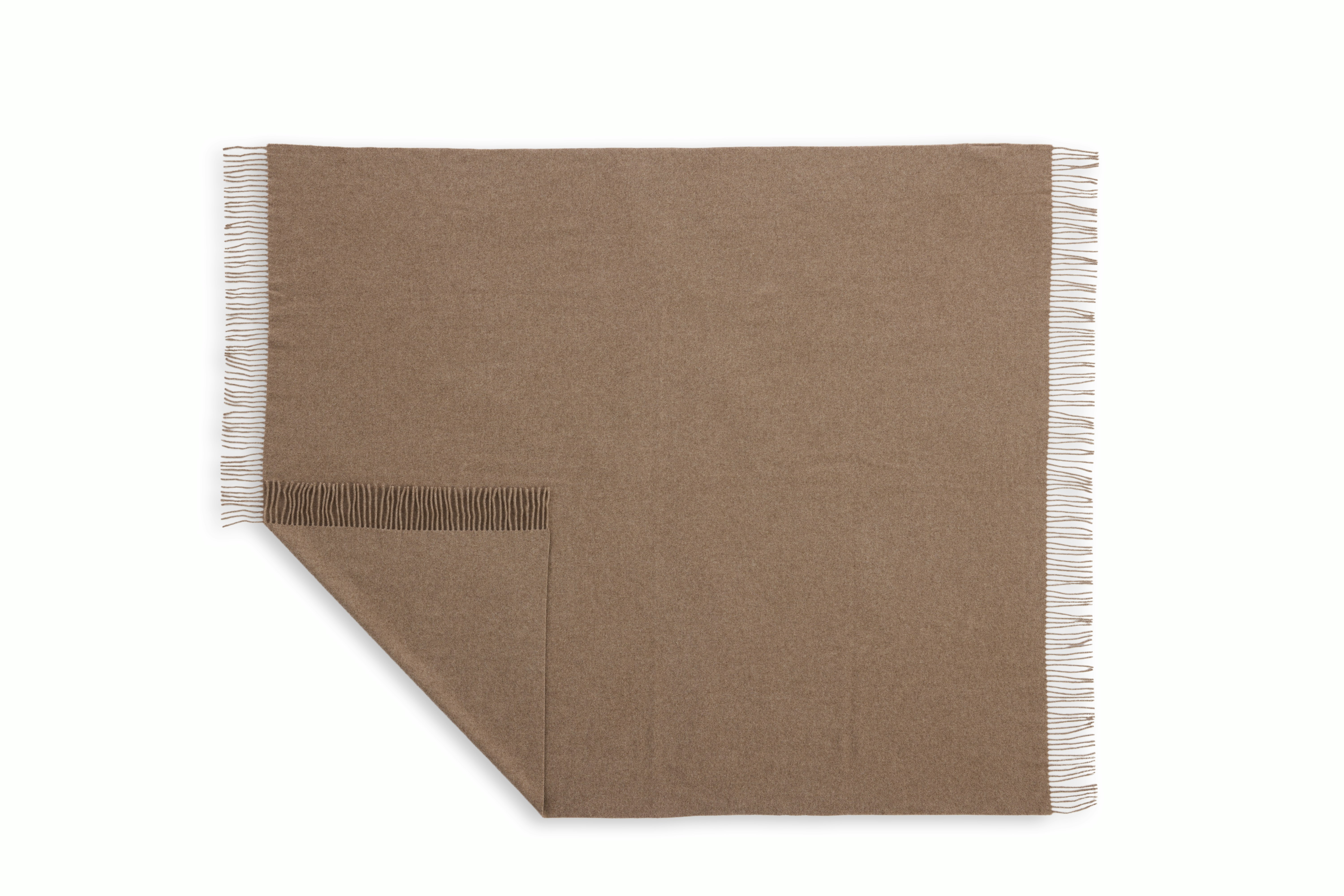 Geneva Cashmere Throw - camel