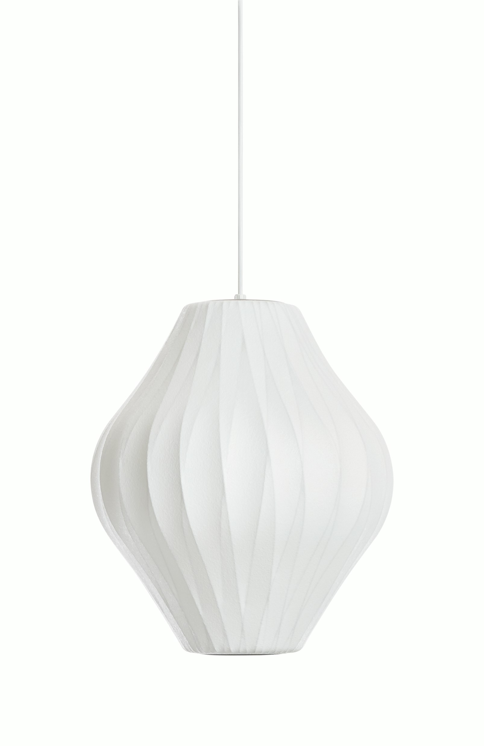 Nelson Pear Crisscross Bubble Pendant
