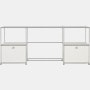 USM Haller Double Storage Desk - White