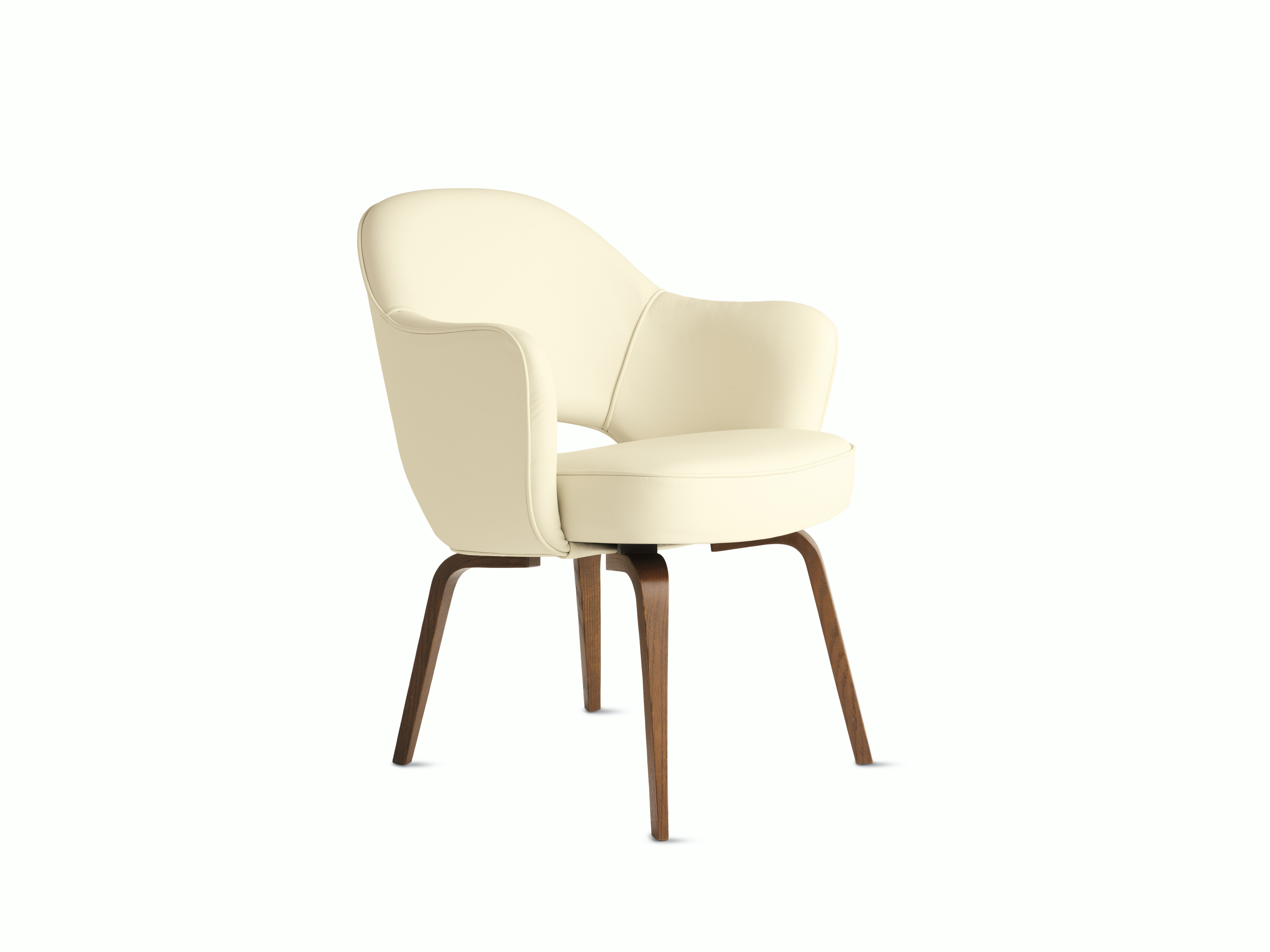 Saarinen Executive Armchair with Wood Legs