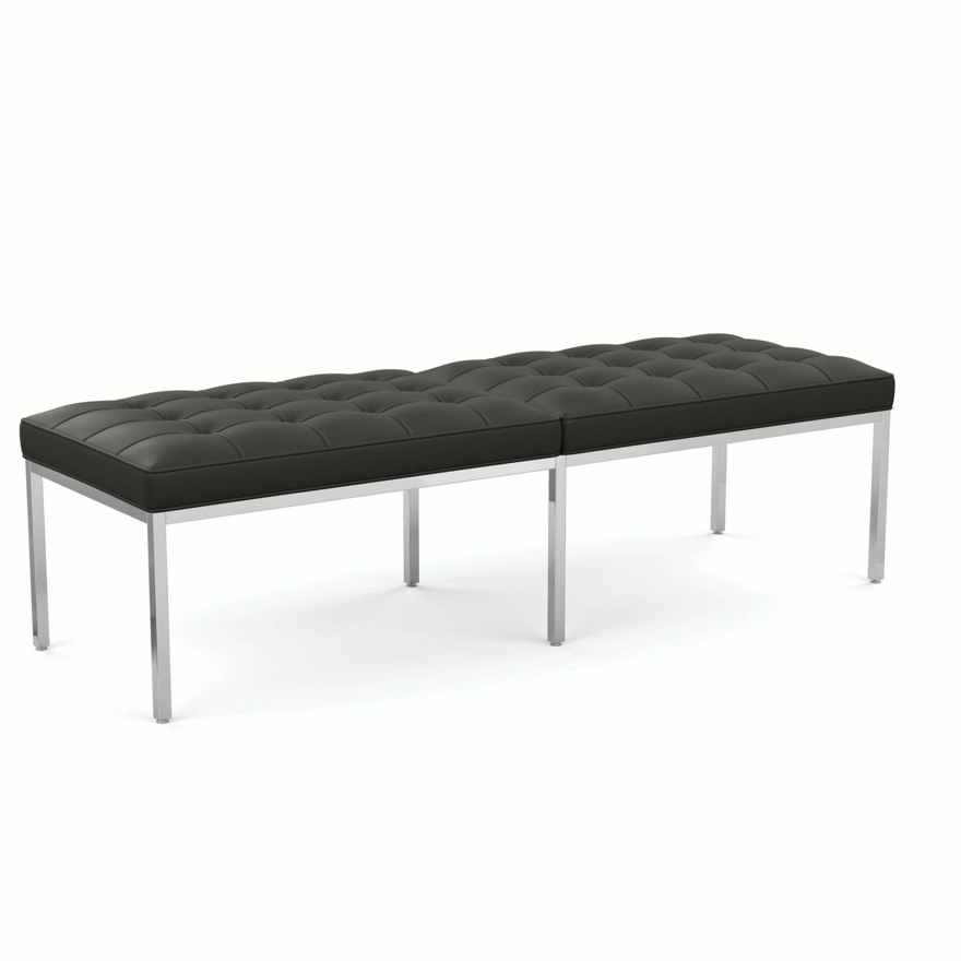 Florence Knoll Bench,  Three Seater