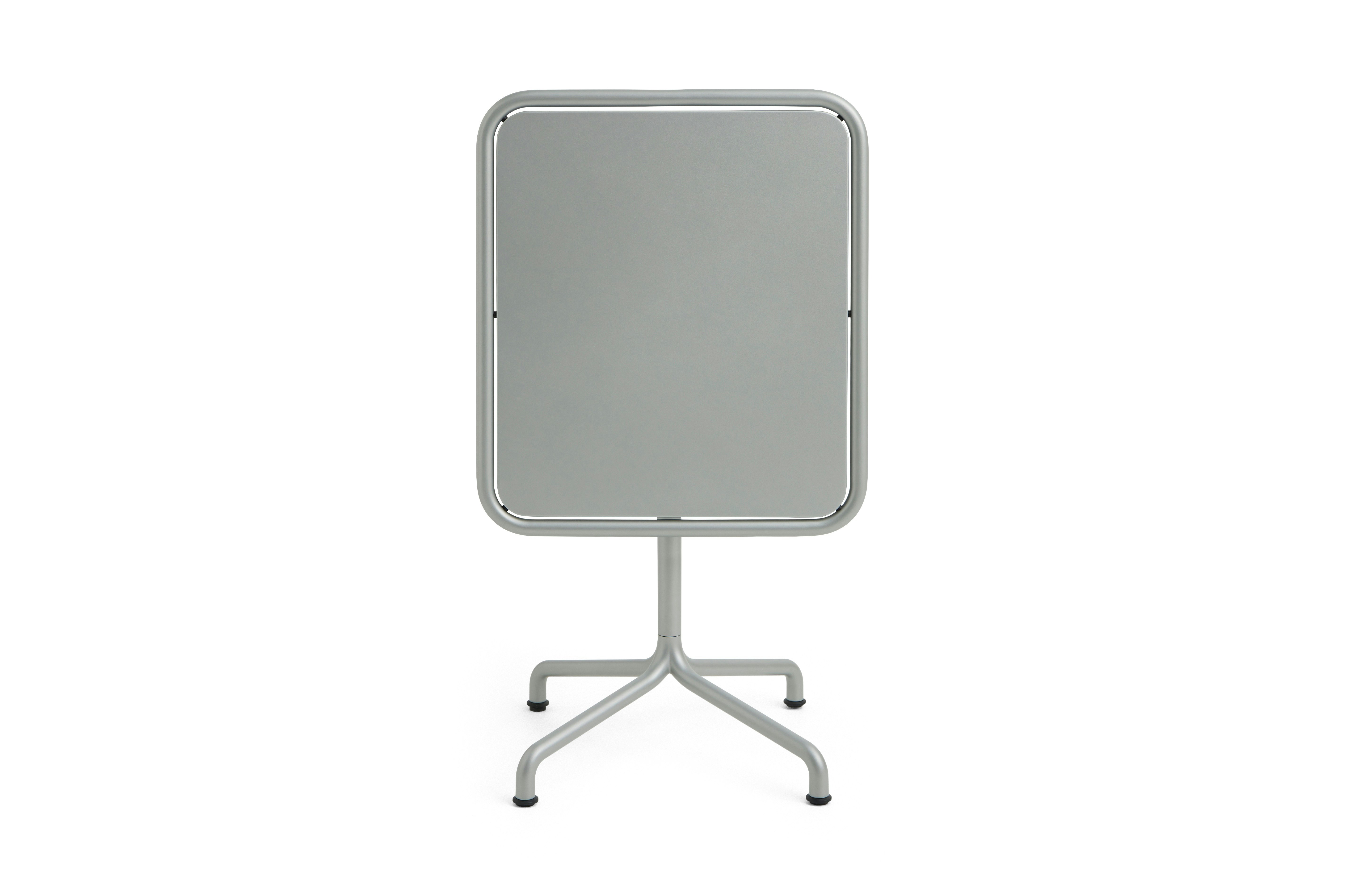Deville Table - 23.6 x 27.5, Silver Grey