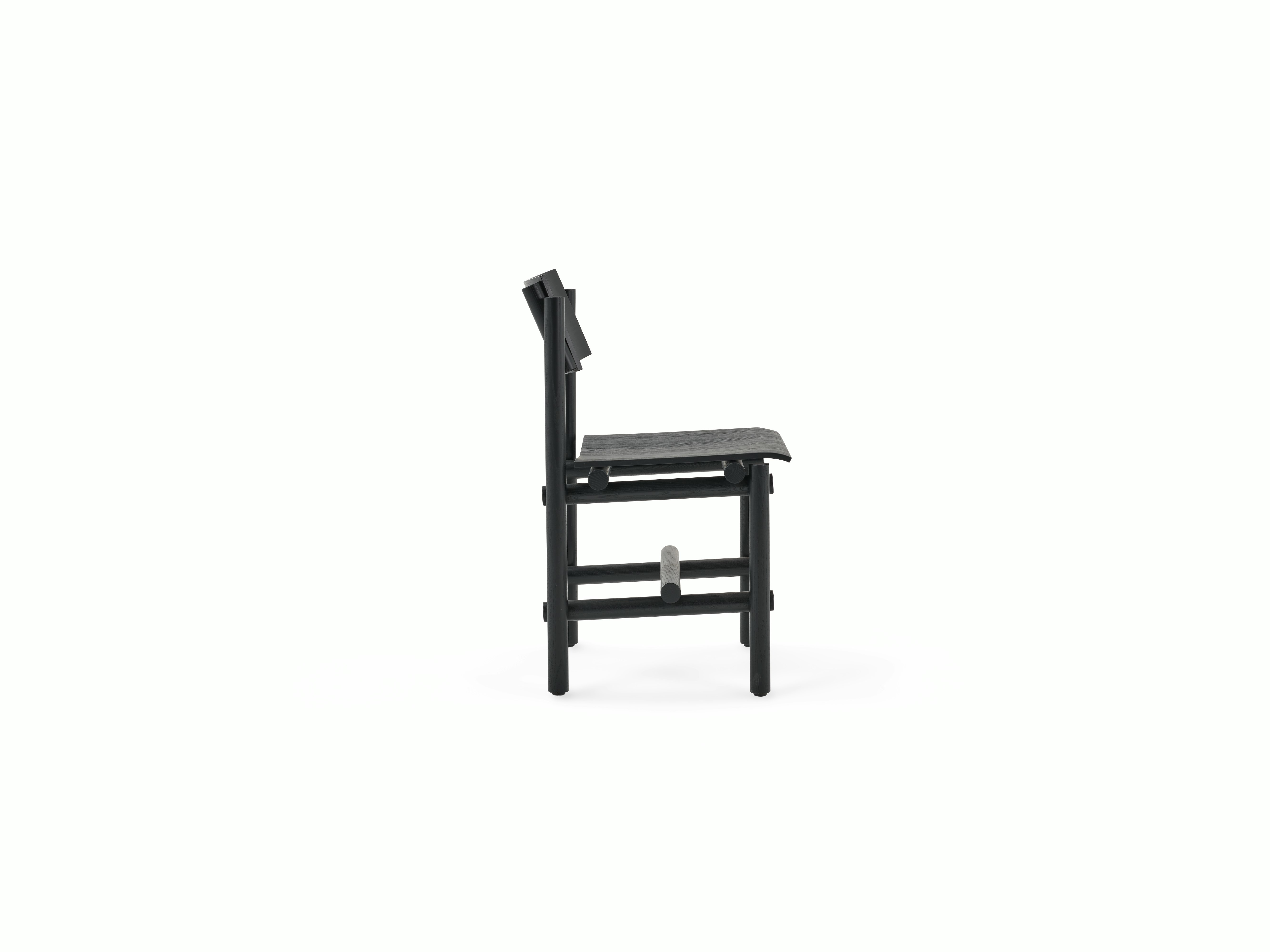 Muecke Side Chair - ebonized