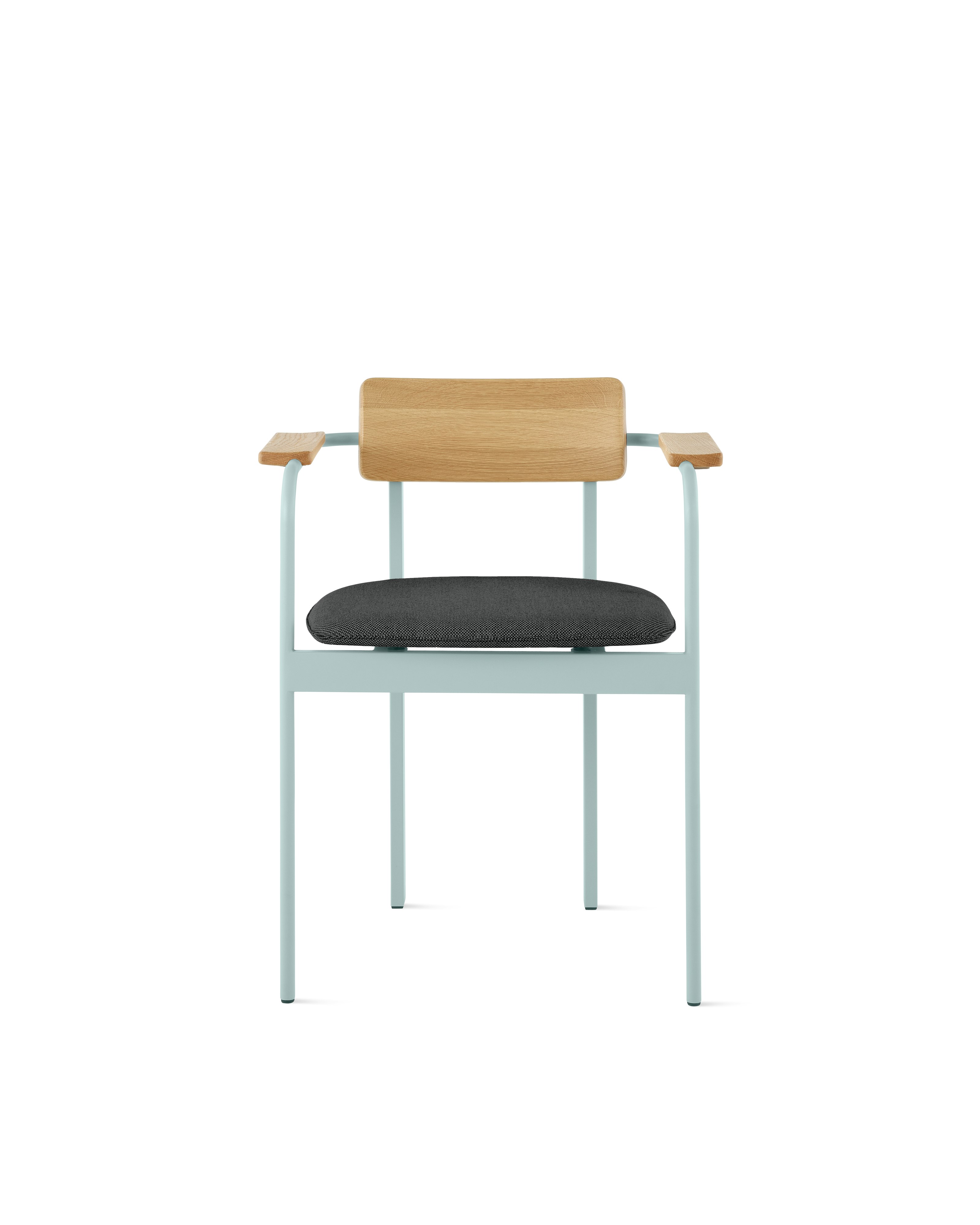 Betwixt Mixed Materials Chair - armchair,  glacier,  oak,  terra