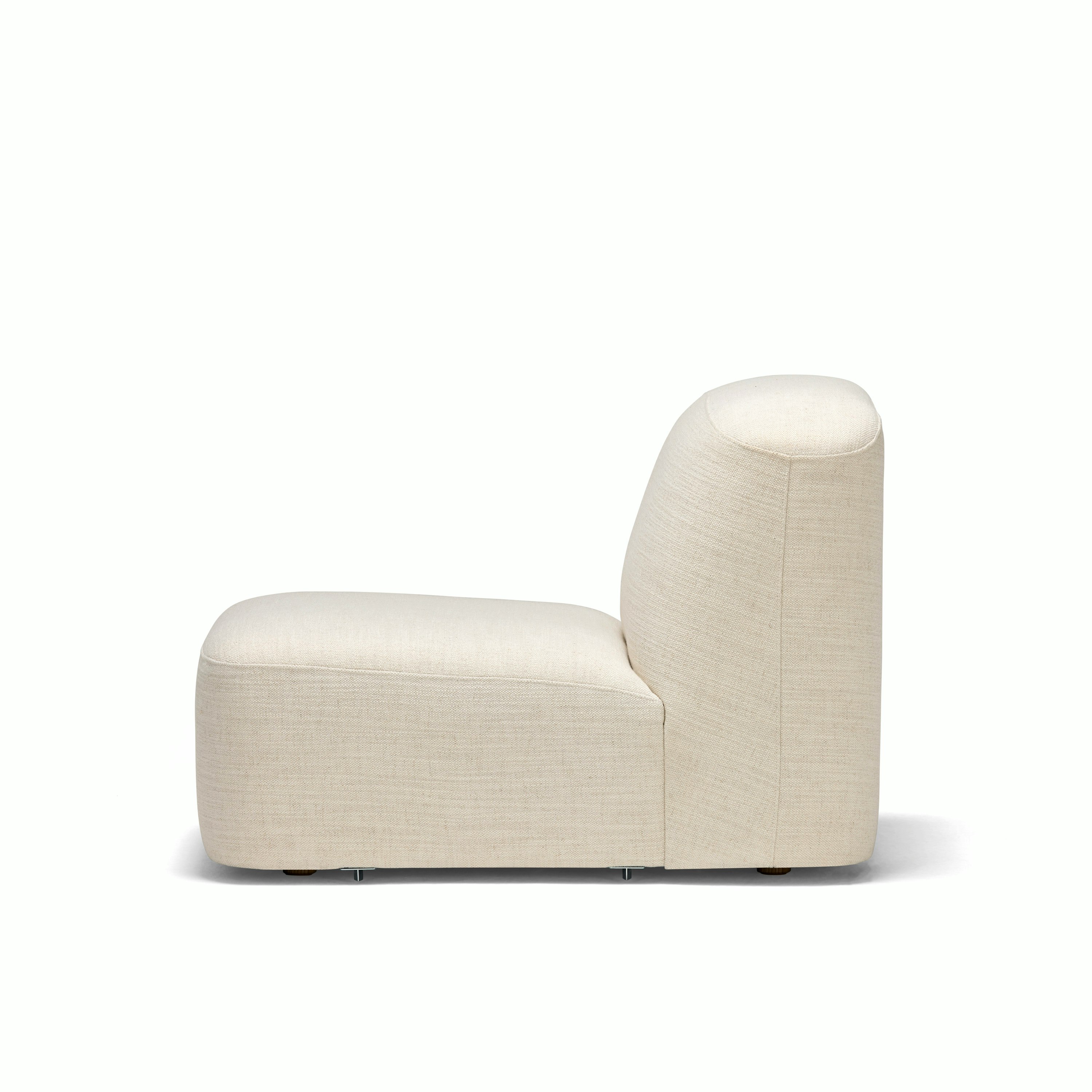 Muse Sofa - Armless Component, Hyams, Sable