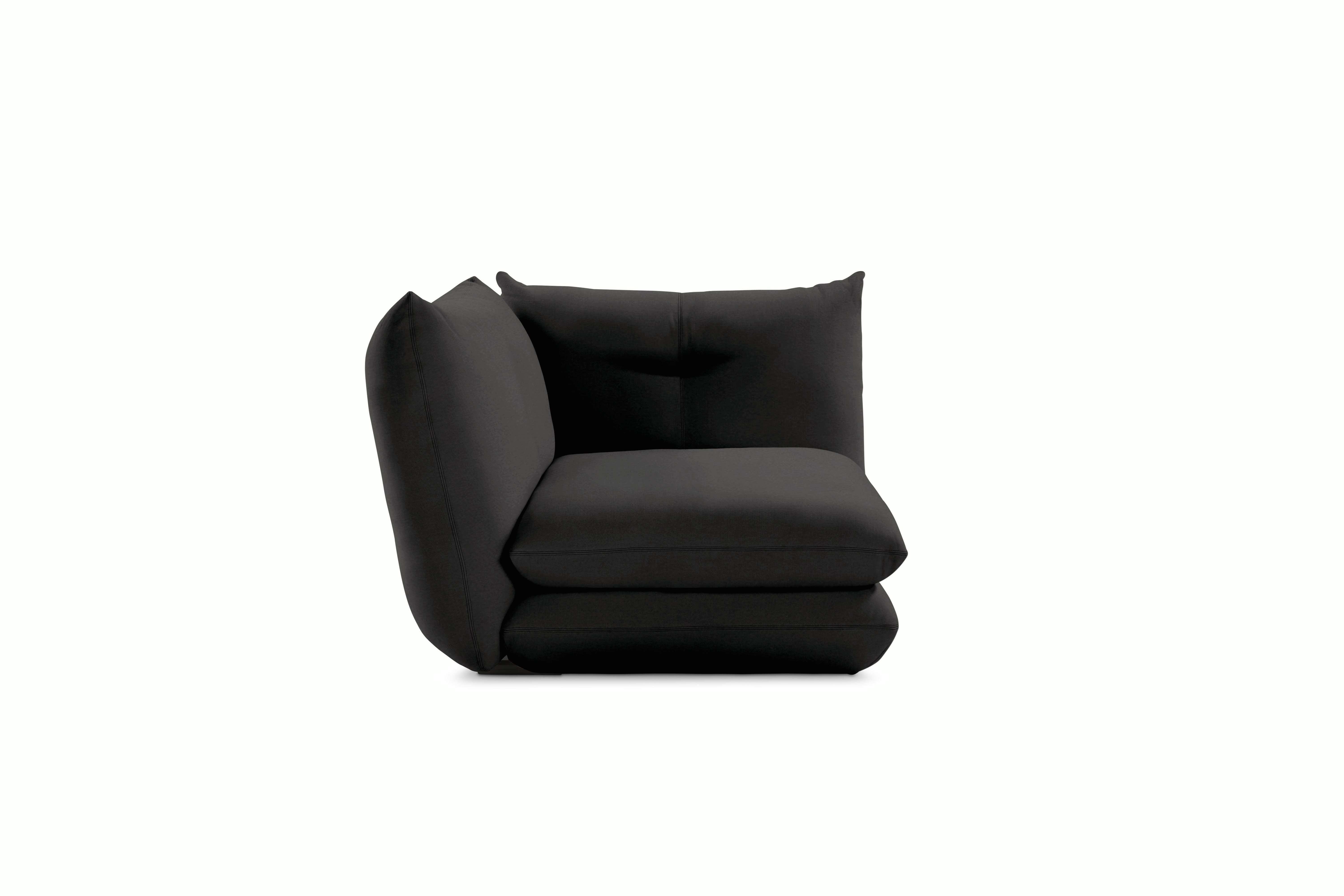 Pillo Corner Seat Module  - Standard or Deep Utopia  Granite