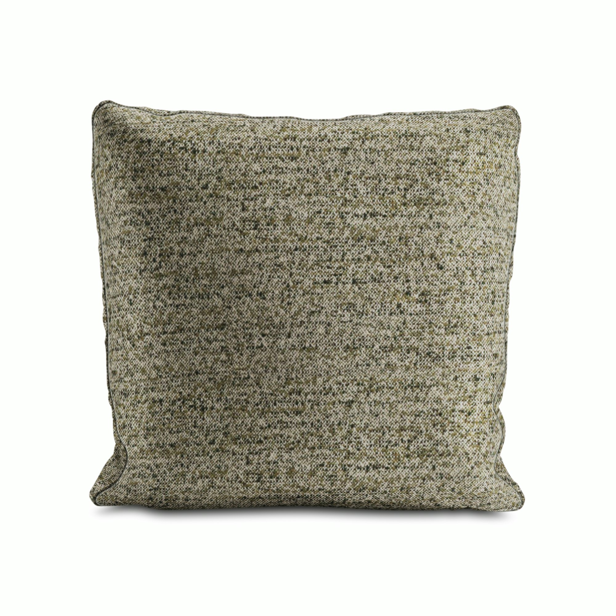 A Reid Throw Pillow in artichoke viewed from the front.
