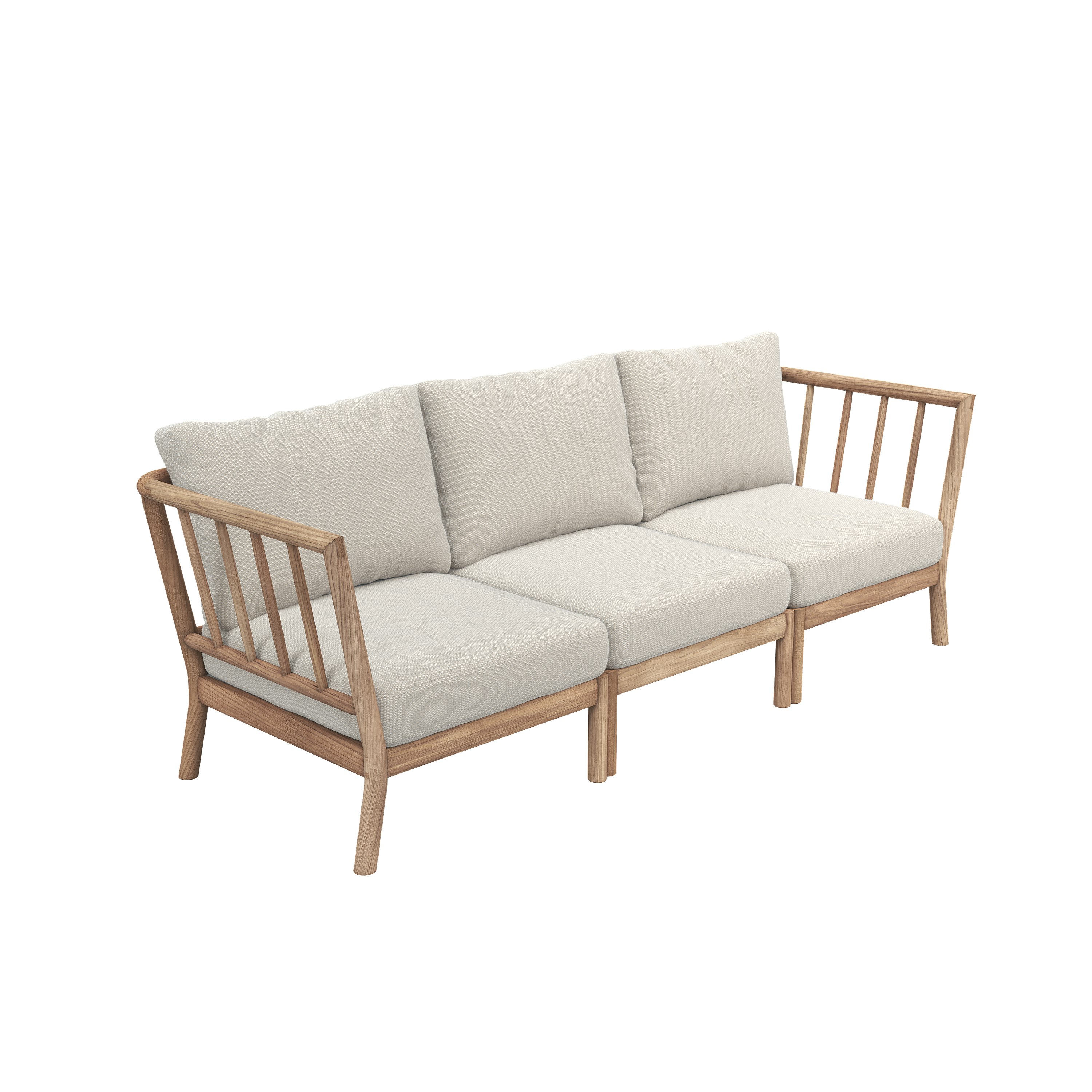 Tradition Outdoor Three Seater Sofa - Light Sand