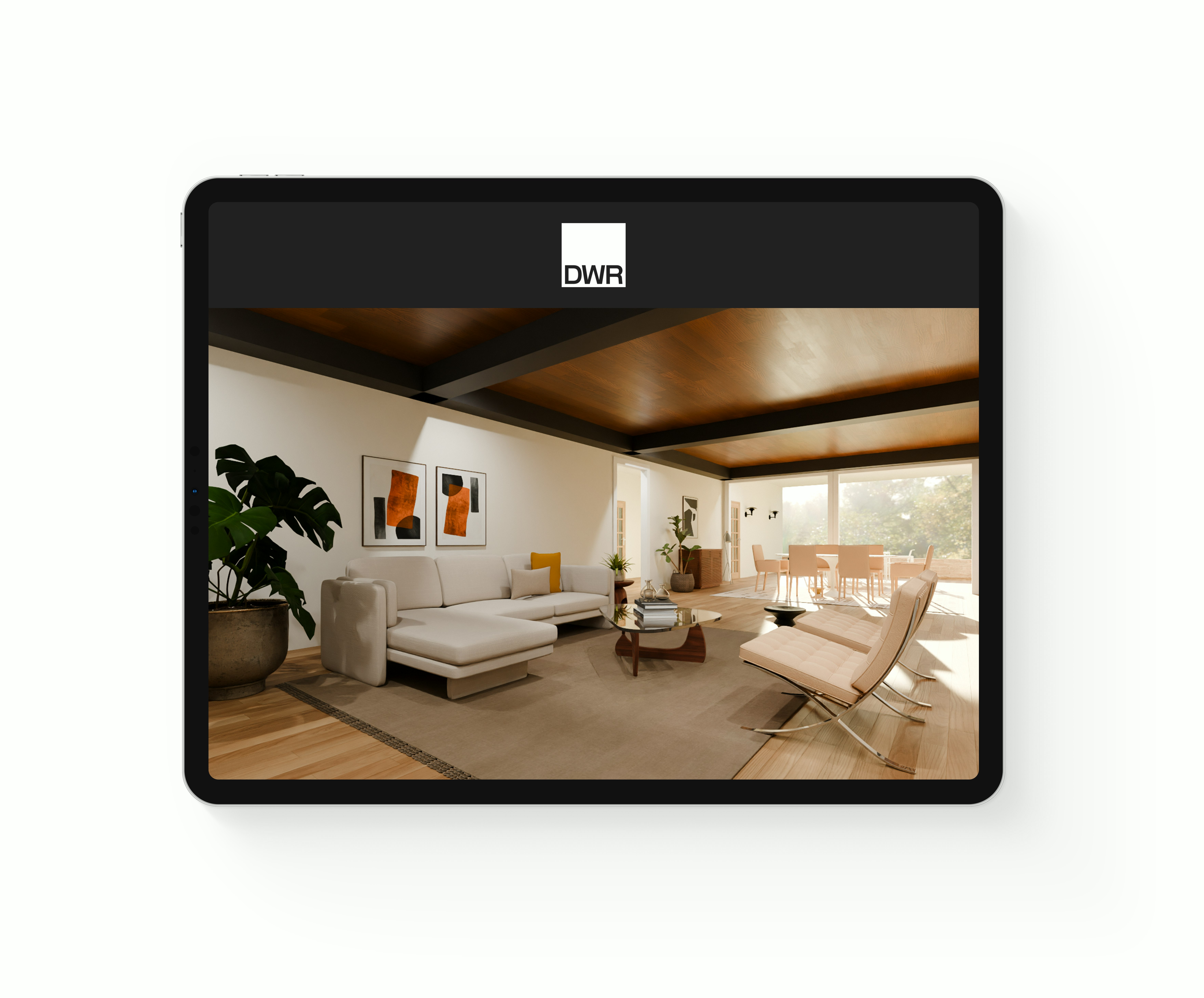 DWR Design Concierge iPad mockup