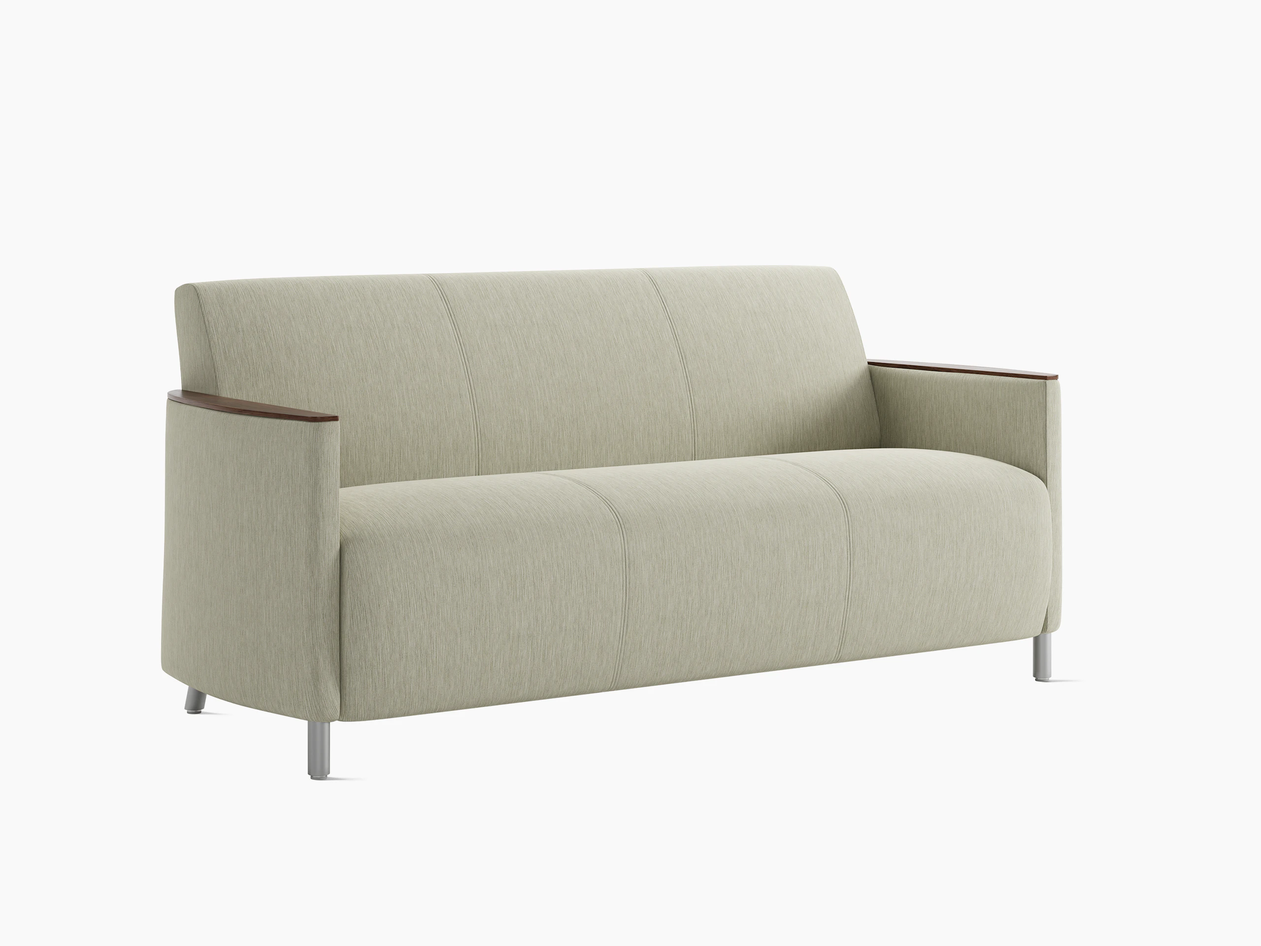 Pamona 3 seat, angle, grey