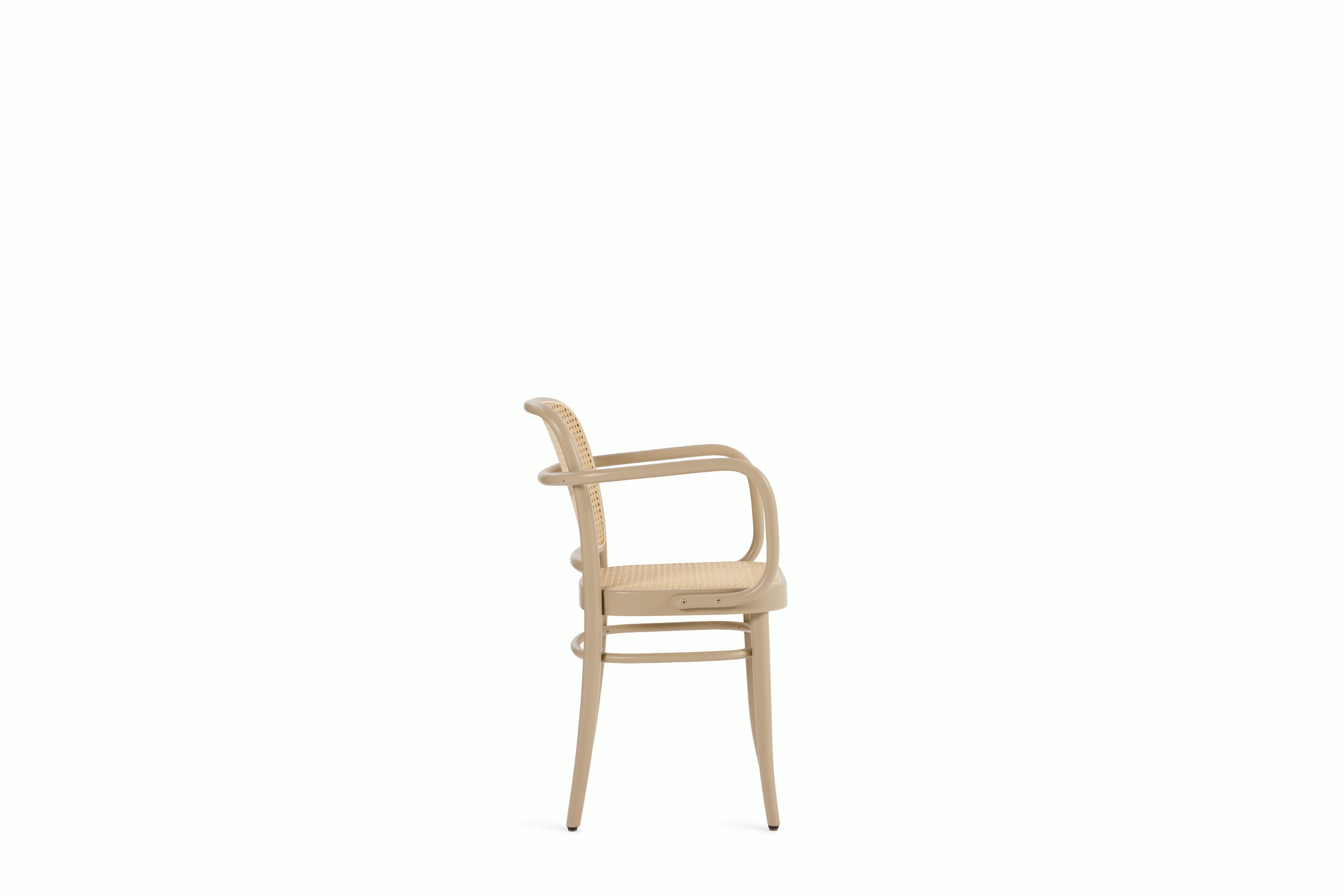 Hoffmann Dining Chair - Armchair, Cane, Savanah Tan