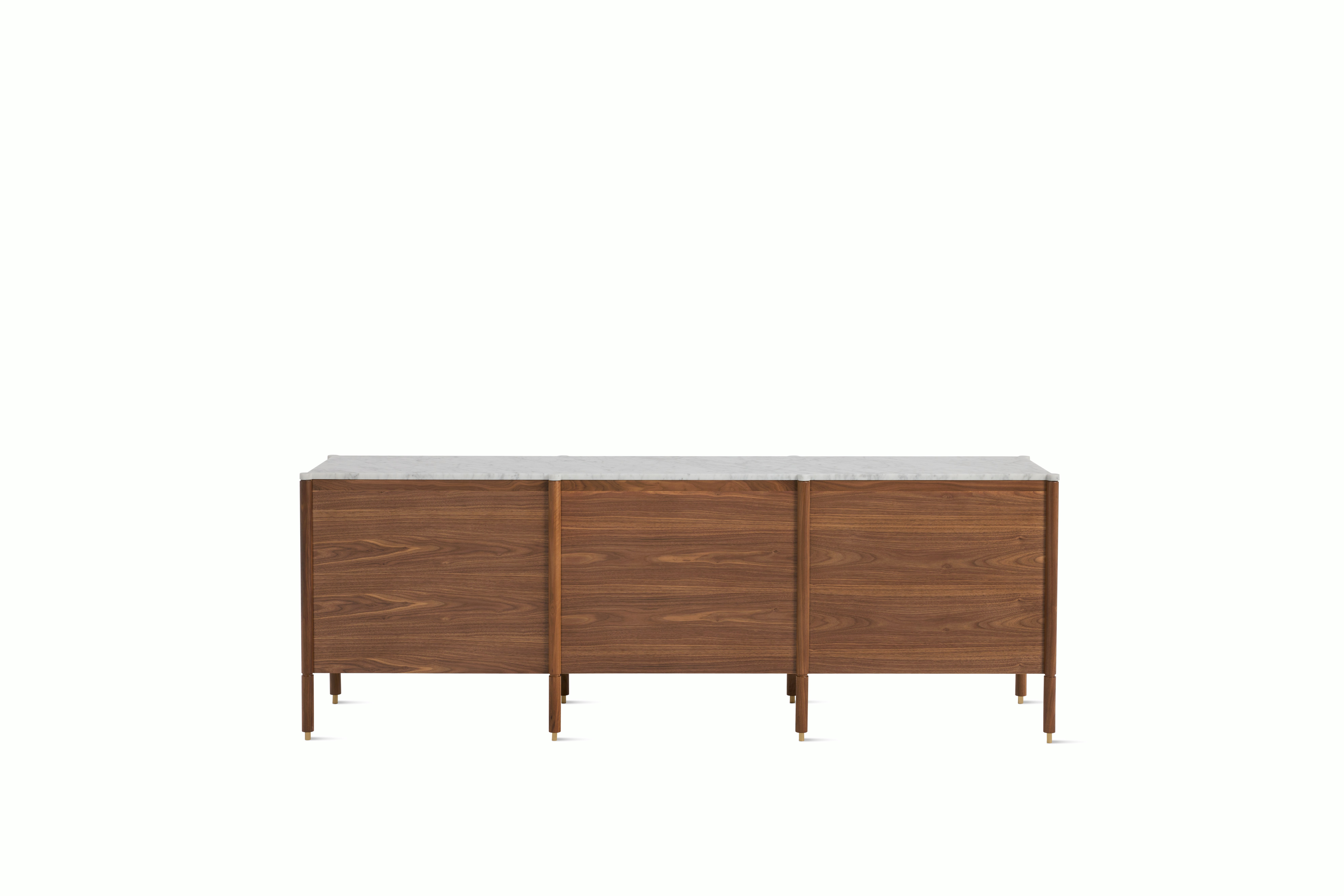 Morrison Dresser - Body Only - Walnut , Nine Drawer