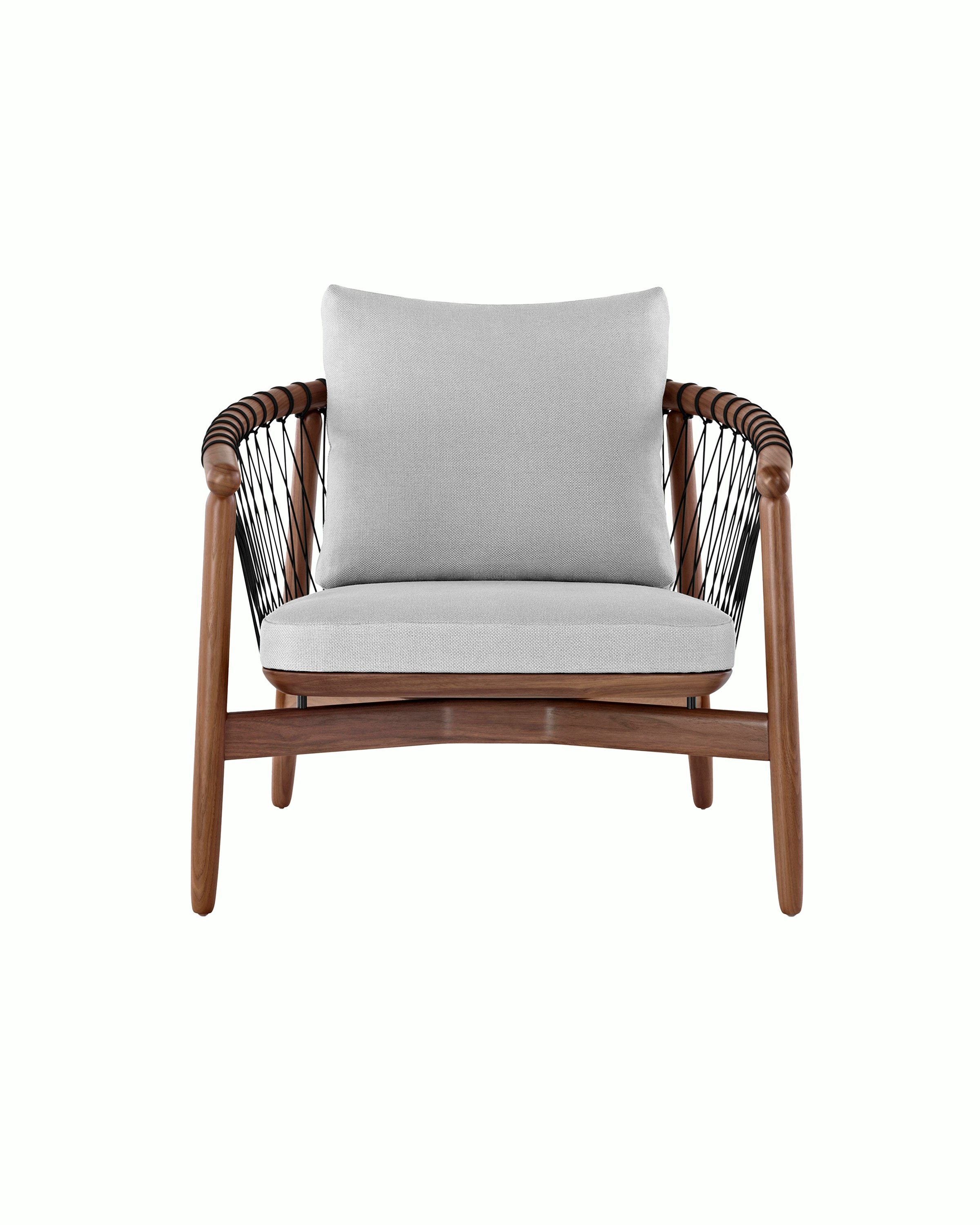 Front view of the Crosshatch Chair.